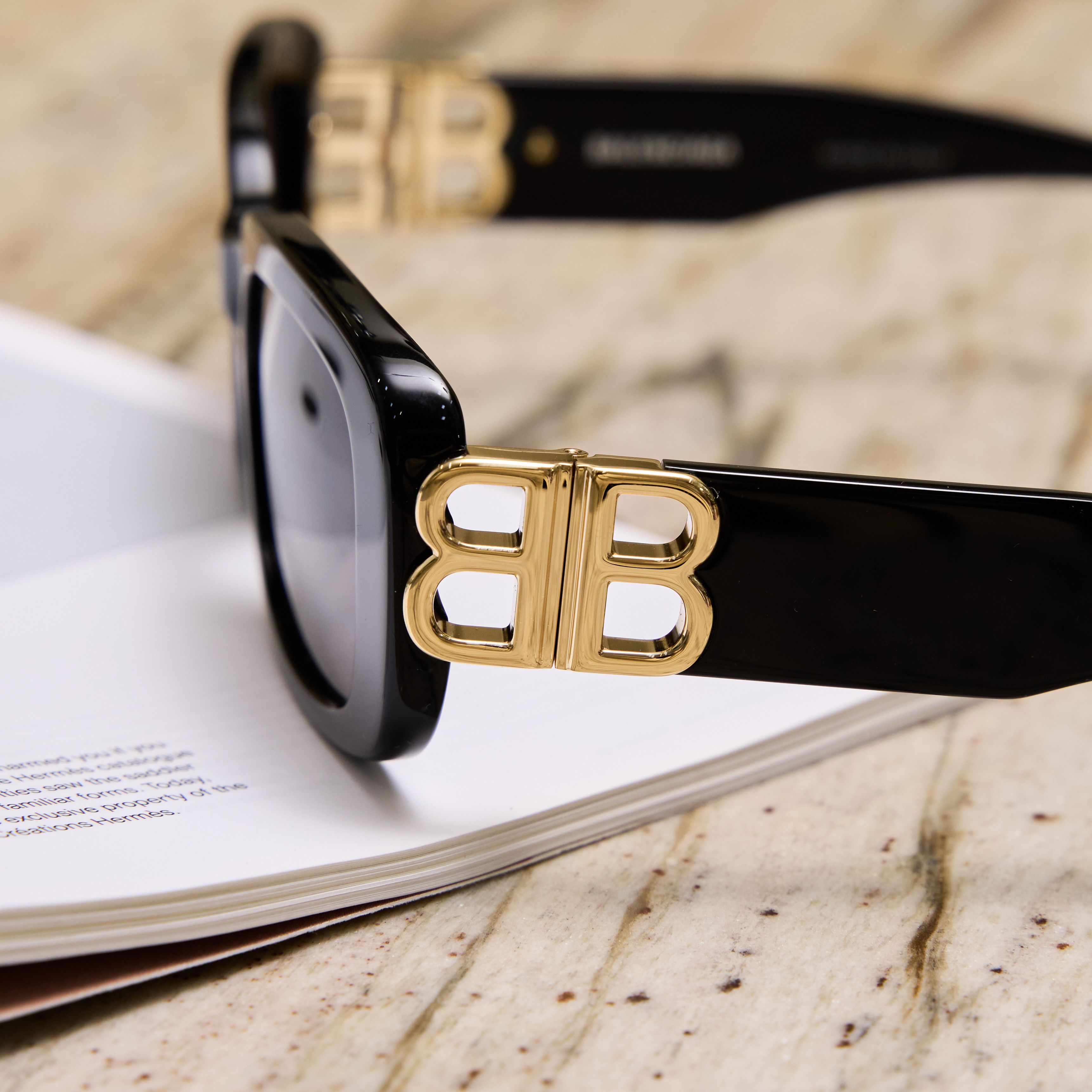 Balenciaga BALENCIAGA BB0310SK 001 Sunglasses Size ONE SIZE - 3 Thumbnail