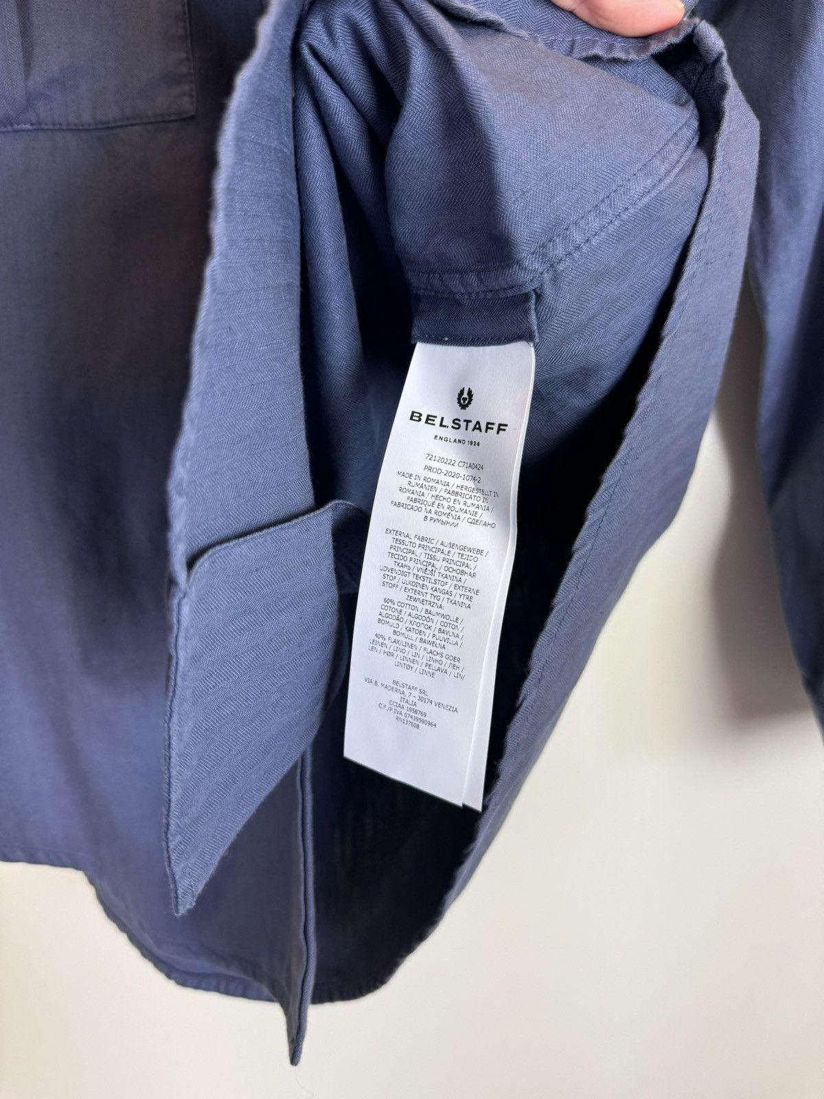 Belstaff Belstaff Indra shirt cotton linen unisex racing riding S Size US S / EU 44-46 / 1 - 10 Thumbnail