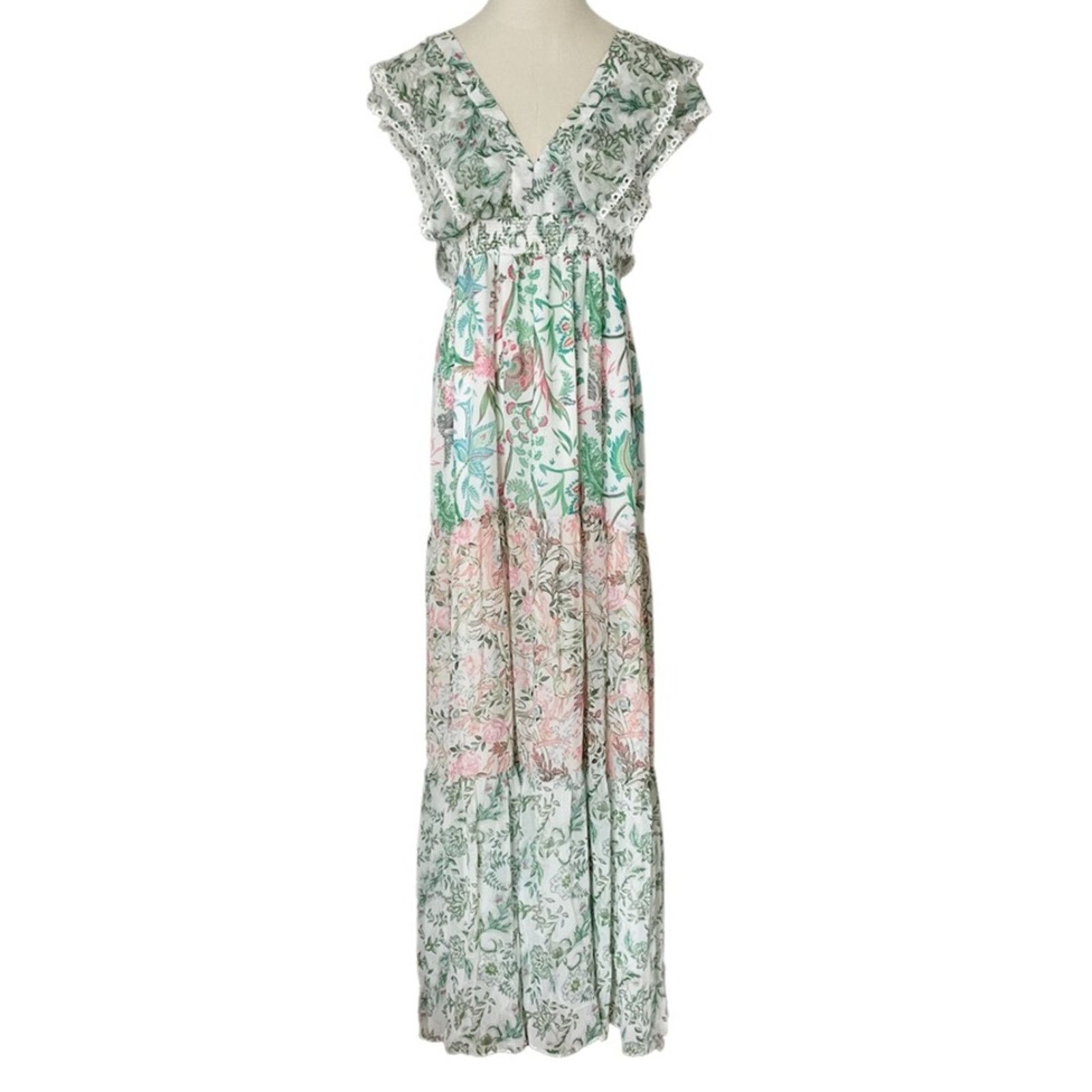 House of Harlow House of Harlow floral print flutter maxi dress size M Size M / US 6-8 / IT 42-44 - 2 Thumbnail