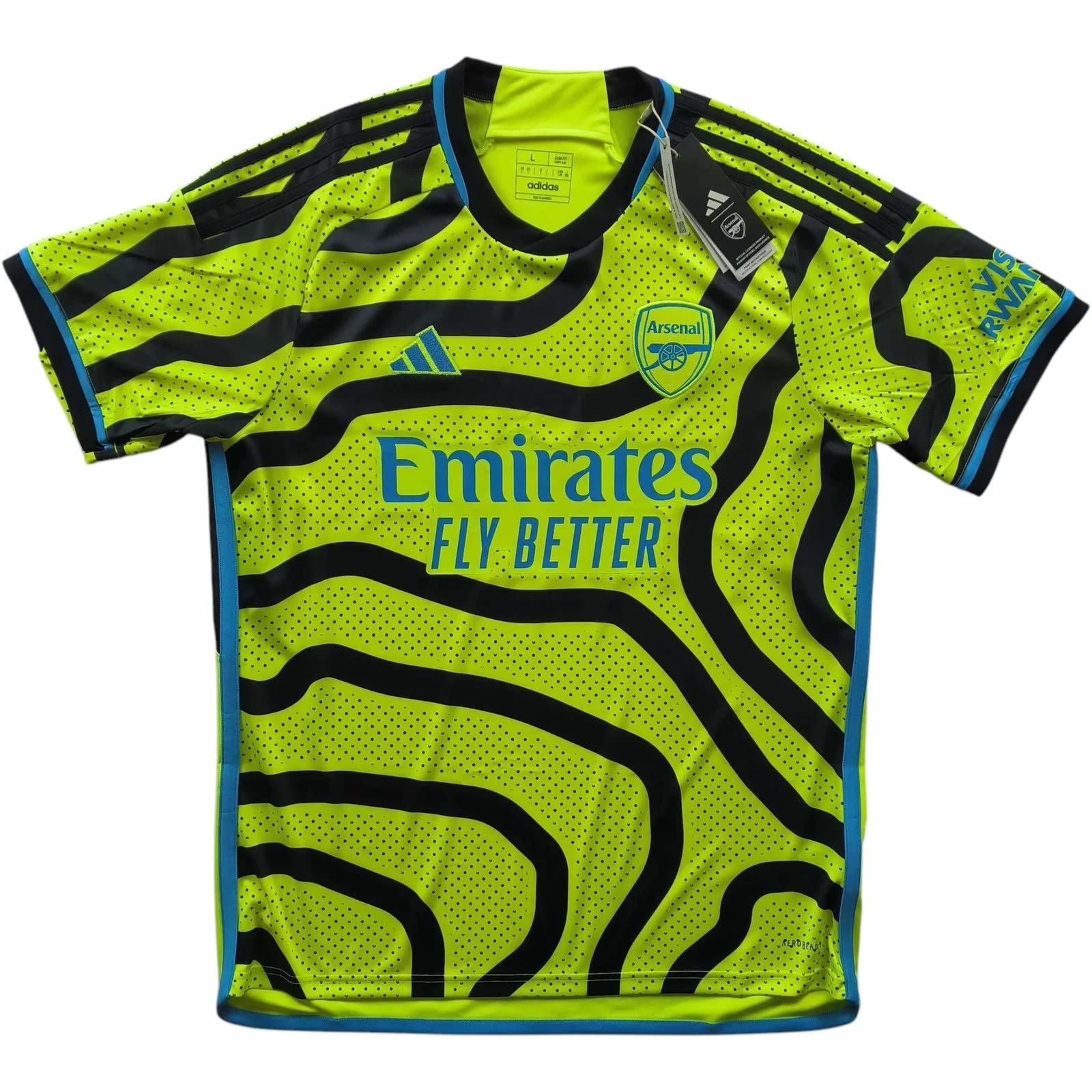 Adidas NEW Arsenal 2023-24 Adidas away football jersey size L Size US L / EU 52-54 / 3 - 1 Thumbnail