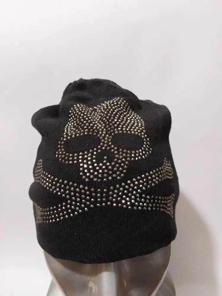 Other Unknown Skeleton Skull Sparkling Punk Bondage Design Hat Size ONE SIZE - 2 Thumbnail
