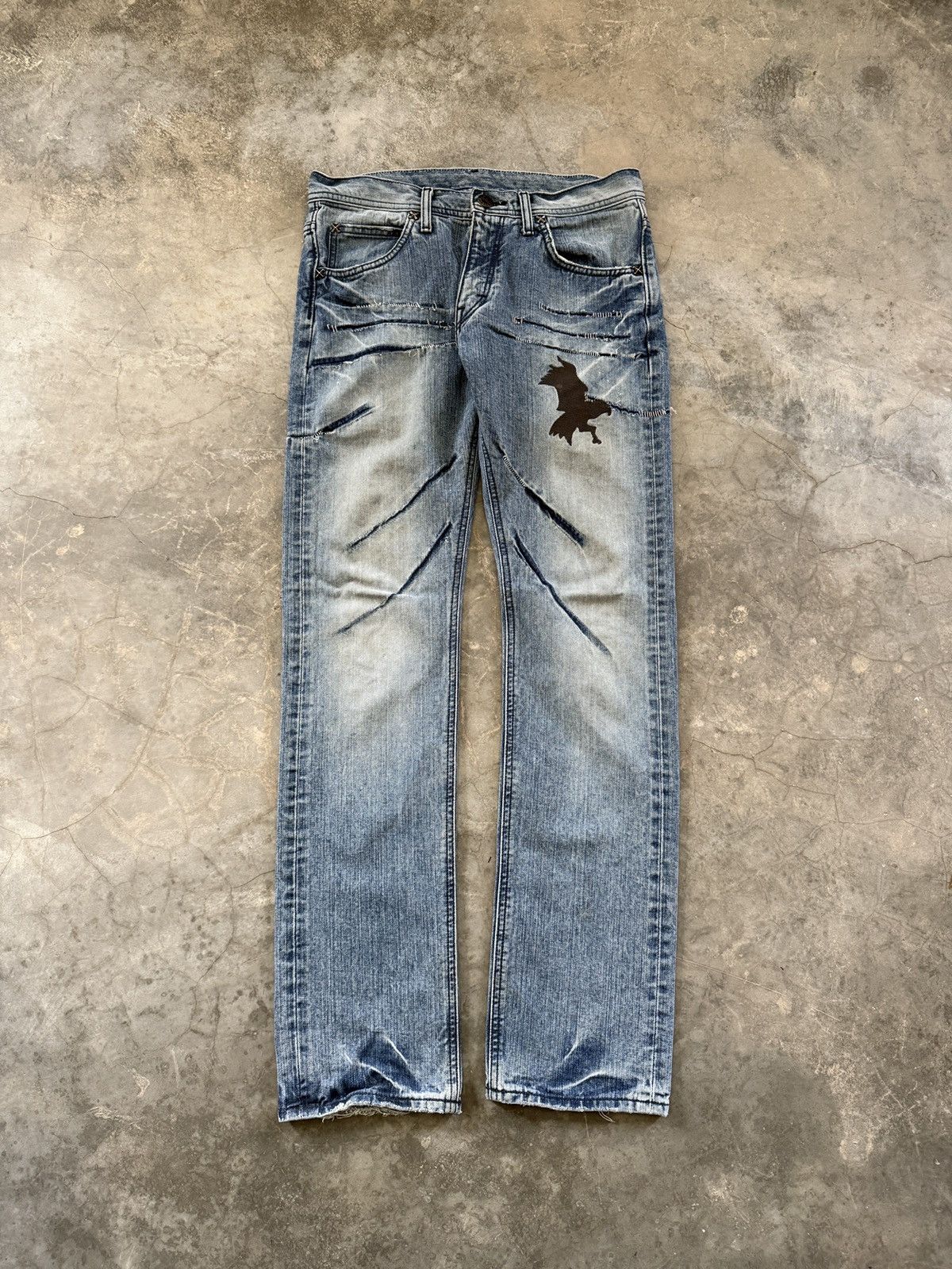 Lee Lee Riders Japan Archive Distressed Denim | Grailed