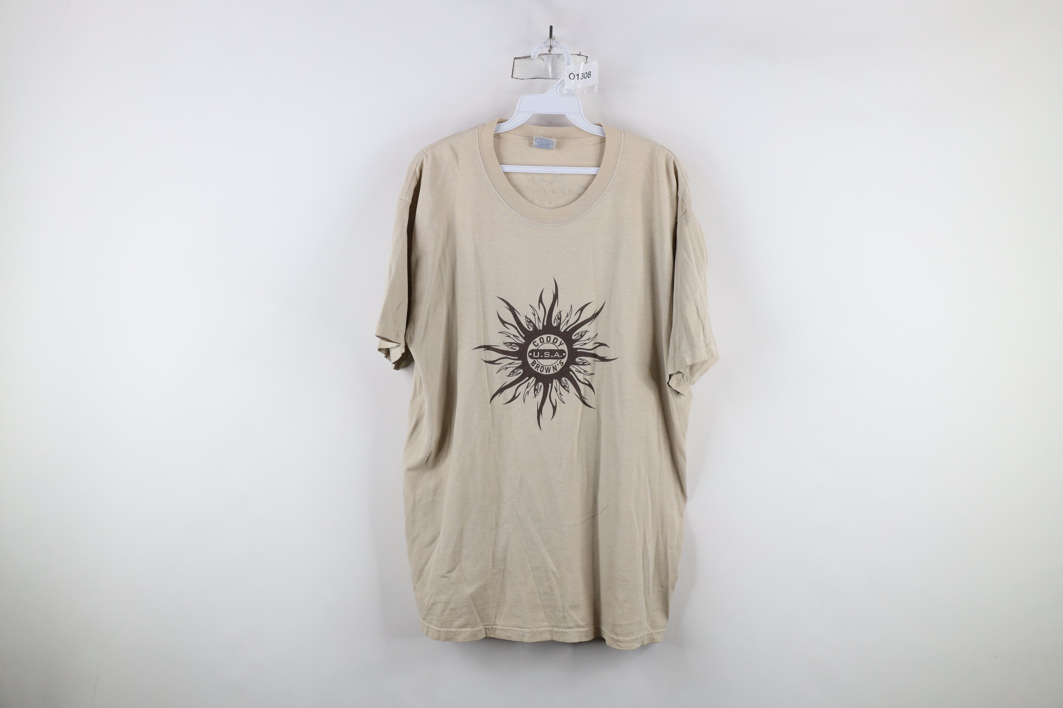 Vintage Vintage 90s Y2K Streetwear Coody Browns Diner Tribal T-Shirt Size US L / EU 52-54 / 3 - 1 Thumbnail