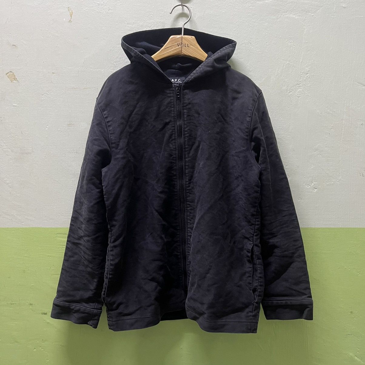 A.P.C. Rare Vintage A.P.C Zipper Hooded Jacket Size US S / EU 44-46 / 1 - 1 Thumbnail