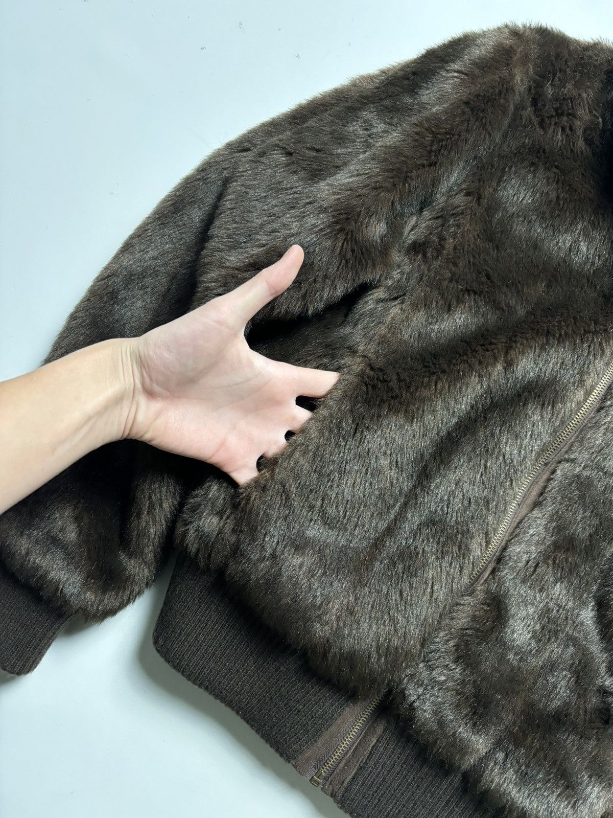 Other VTG Cropped Faux Fur Jacket Size US S / EU 44-46 / 1 - 6 Thumbnail