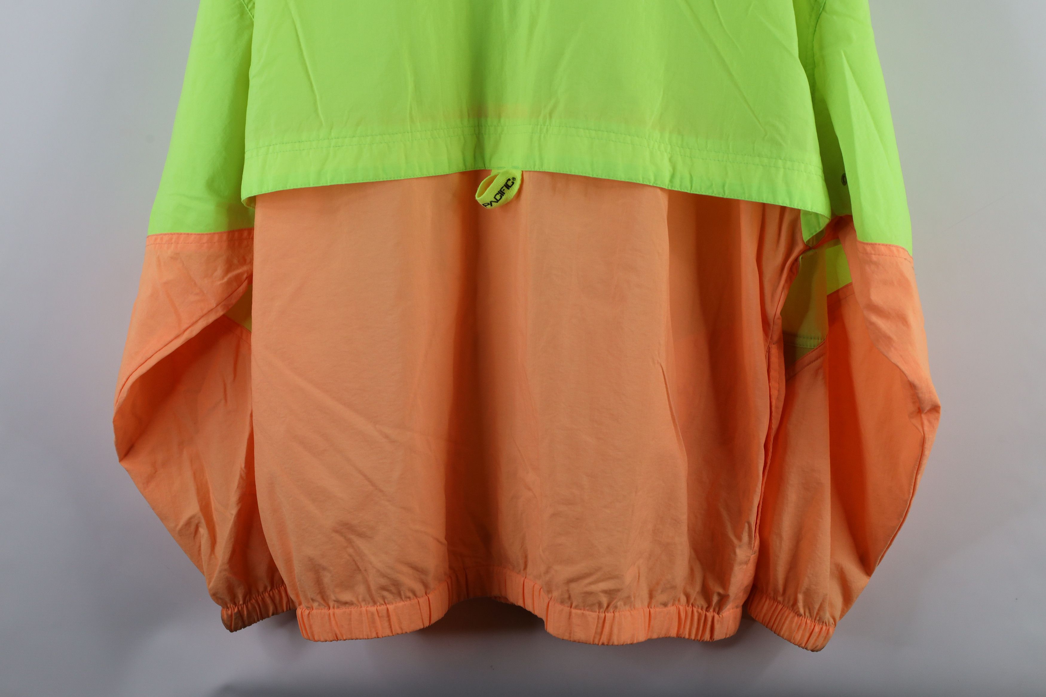 Ocean Pacific × Vintage Vintage 90s Ocean Pacific Surf Block Neon Windbreaker Jacket Size US XL / EU 56 / 4 - 21 Thumbnail