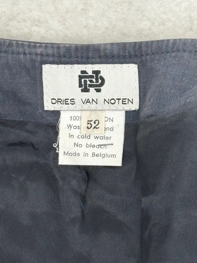 Dries Van Noten 1990s Dries Van Noten Navy Lined Vest Size US S / EU 44-46 / 1 - 9 Thumbnail