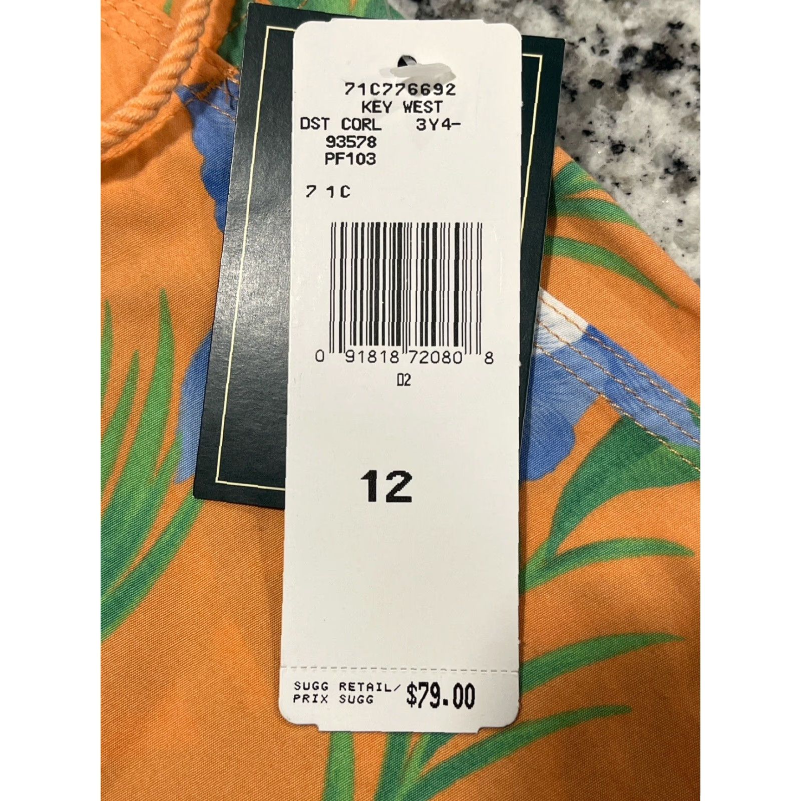 Ralph Lauren Lauren Ralph Lauren Hawaiian Floral Orange Tropical Capri Crop Pants Sz 12 Womens Size 34" / US 12 / IT 48 - 2 Thumbnail