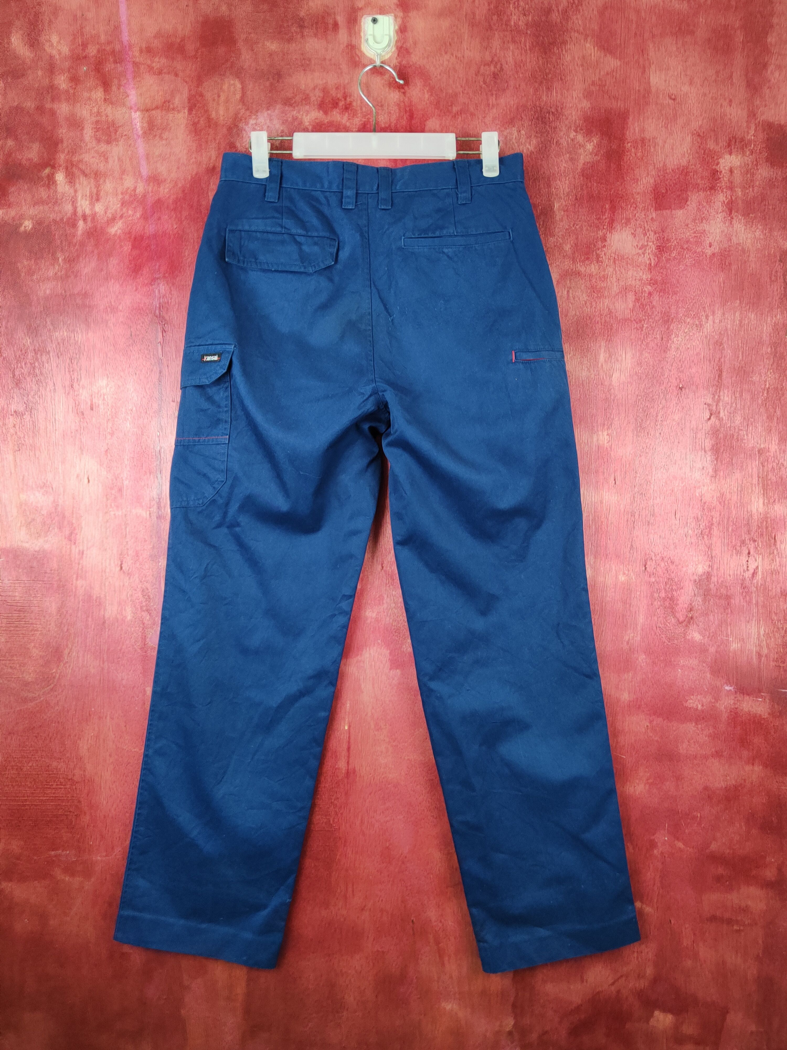 Japanese Brand Kansai Blue Multipocket Tactical Cargo Pants #S1816 Size US 30 / EU 46 - 8 Thumbnail