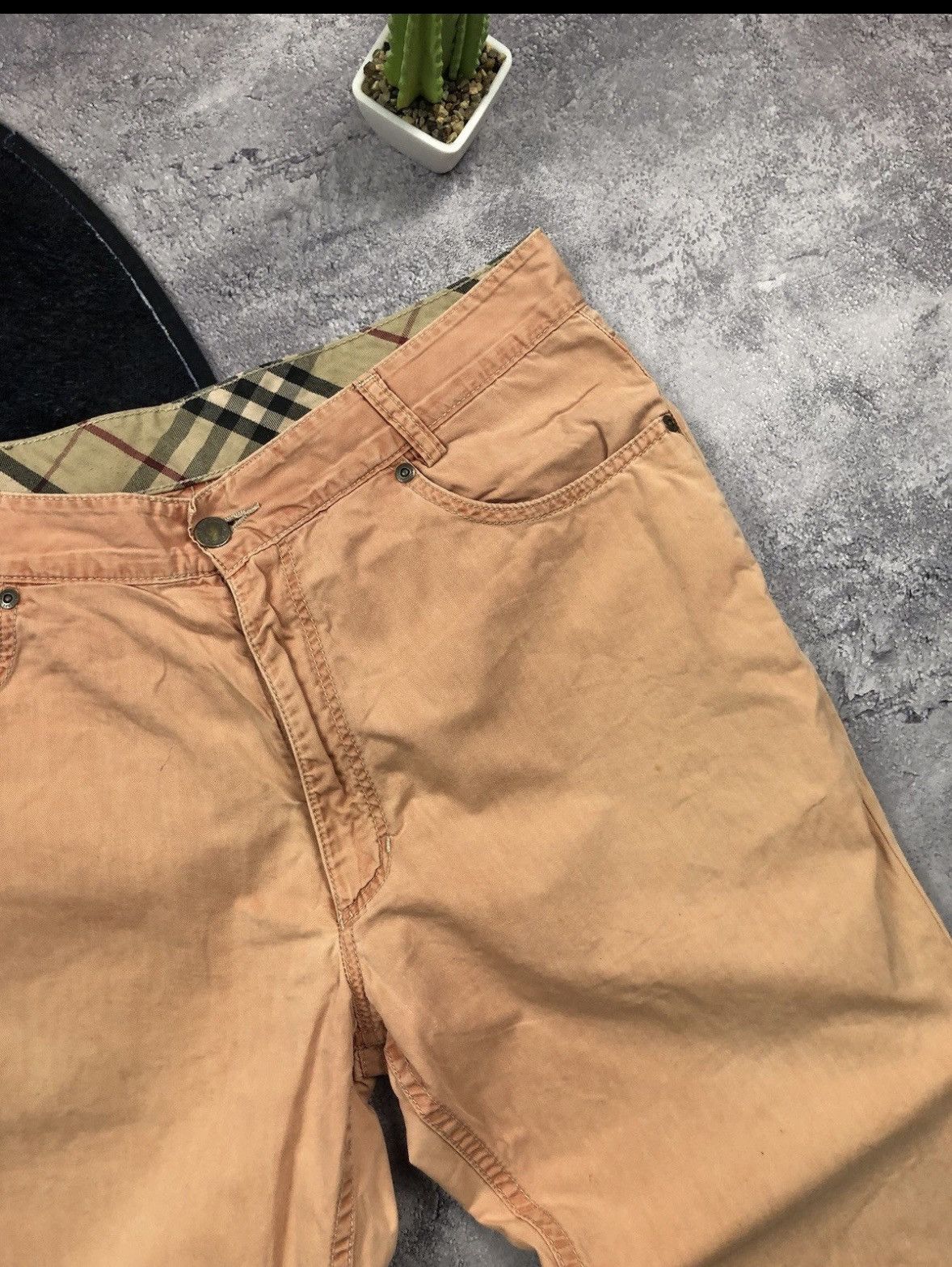 Burberry BURBERRY Vintage Streetwear Luxury Orange Pants Y2k Woman's Size 29" - 11 Thumbnail