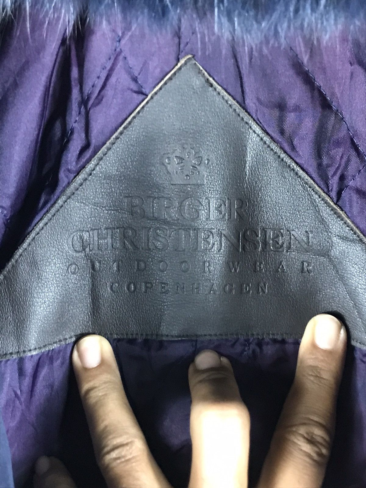 ROTATE ⚡️Vintage Birger Christensen Hooded Faux Fur Button Jacket Size S / US 4 / IT 40 - 9 Thumbnail