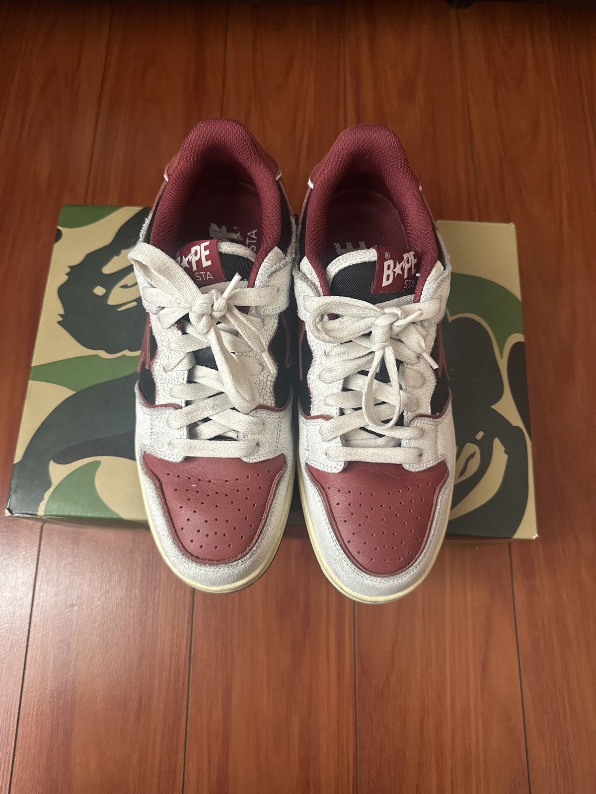 Bape Sk8 sta #4 red sneaker Size US 7.5 / EU 40-41 - 3 Thumbnail