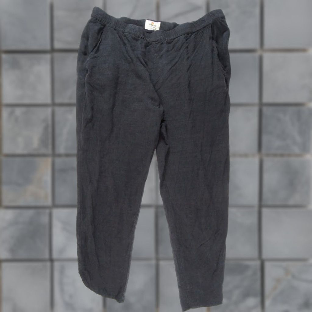 Marine Layer Marine Layer Women's Pants Large Black Lightweight Tencel Stretch Casual Ankle Size 36" / US 14 / IT 50 - 1 Thumbnail