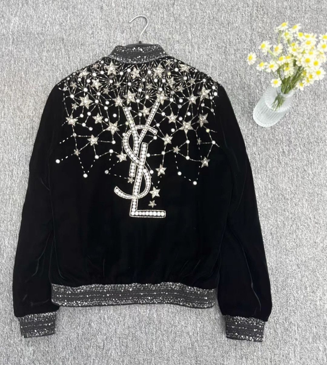 Saint Laurent Paris saint laurent Manta Velvet Jacket Size US S / EU 44-46 / 1 - 1 Thumbnail