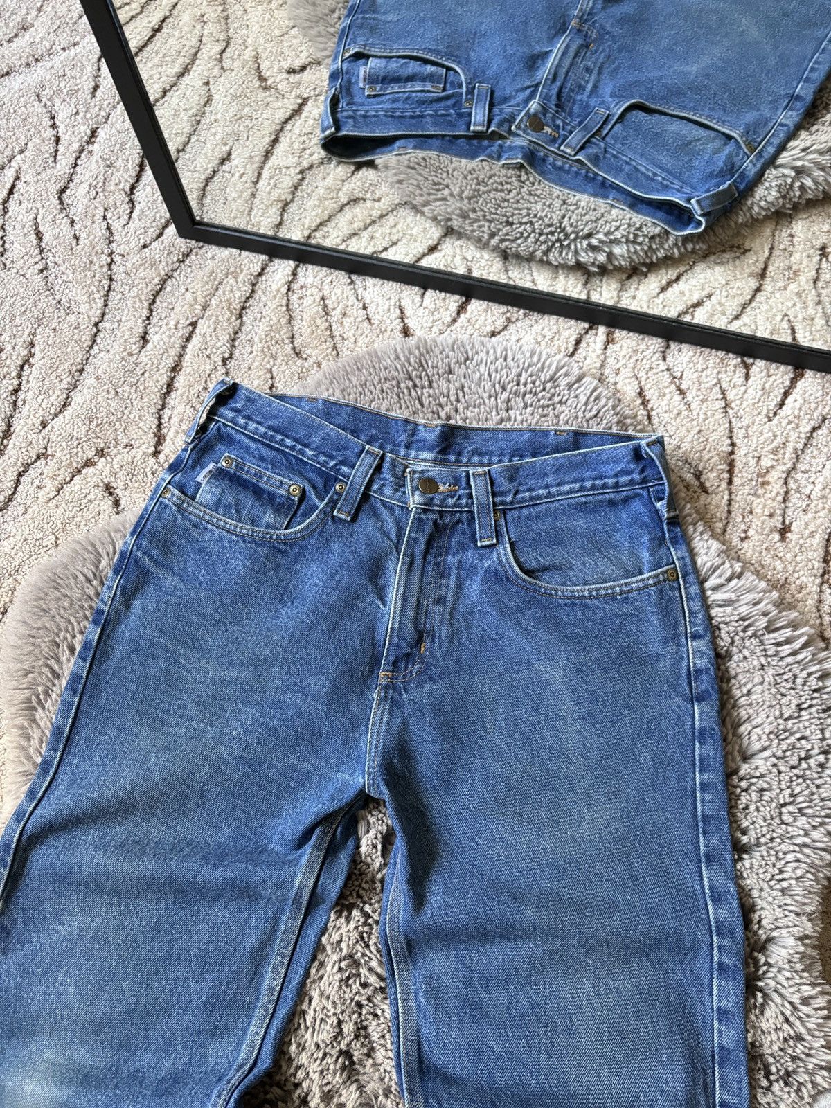 Carhartt × Vintage Carhartt Vintage jeans workwear relaxed denim pants Size US 32 / EU 48 - 3 Thumbnail