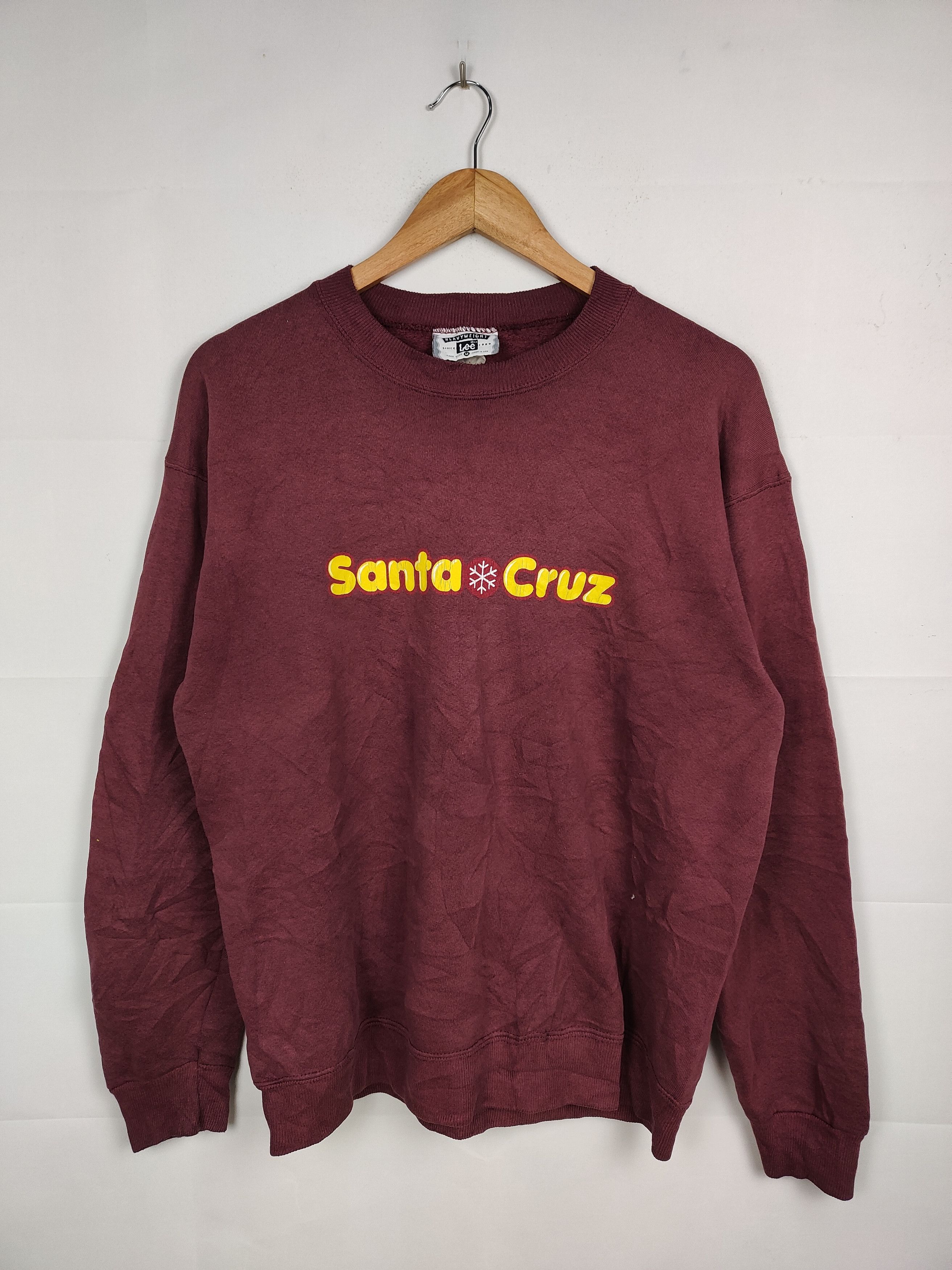 Santa Cruz Skateboards × Vintage Vintage 90s Santa Cruz Sweatshirt Size US M / EU 48-50 / 2 - 1 Thumbnail