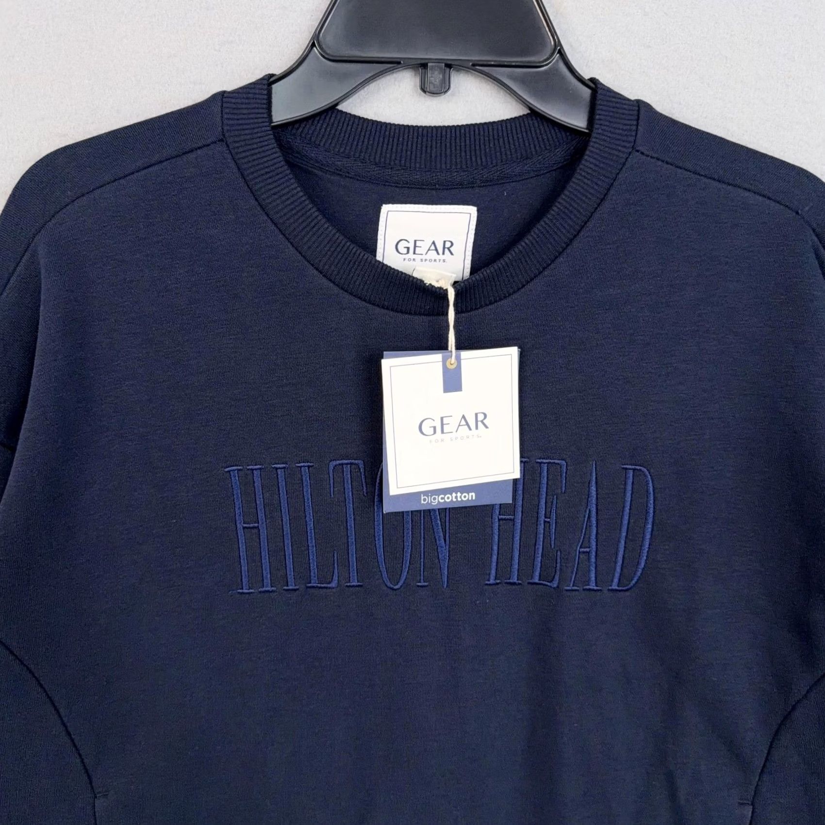Vintage Gear For Sports Hilton Head Mens Medium Blue Crewneck Fleece Sweatshirt Nike? Size US M / EU 48-50 / 2 - 2 Thumbnail