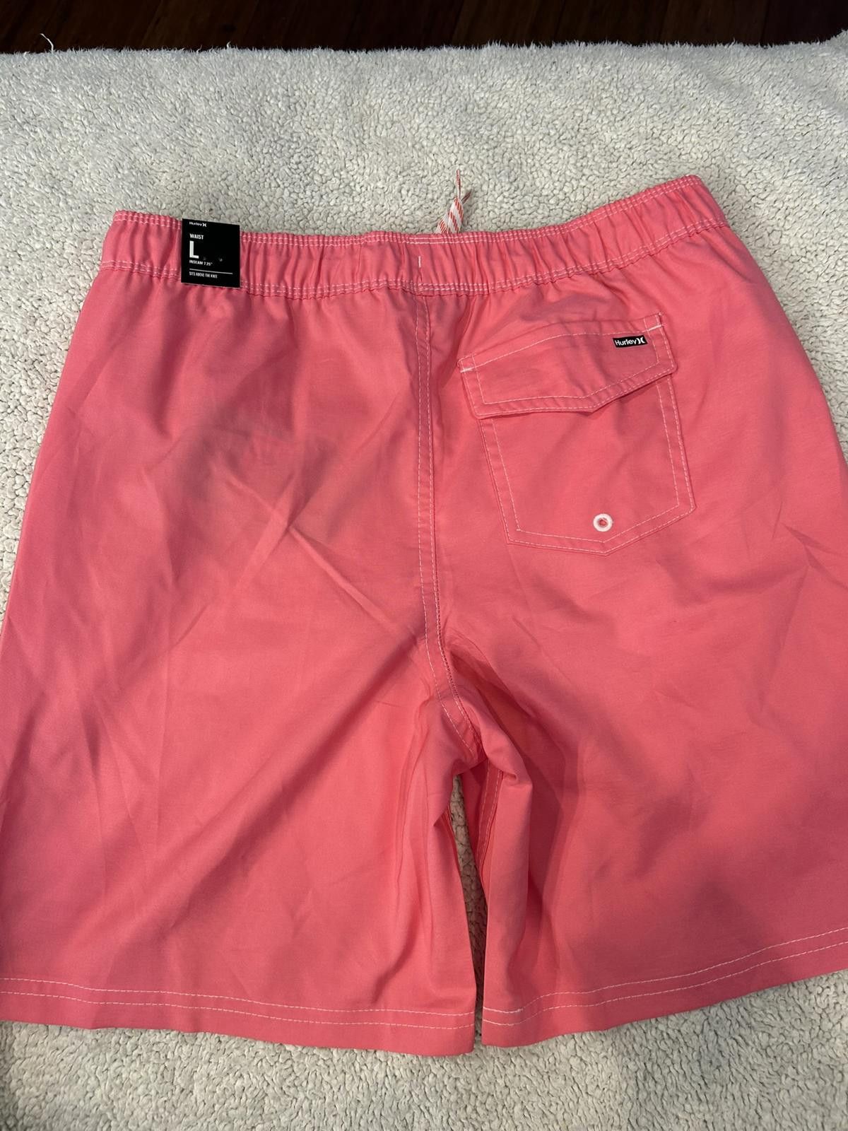 Hurley Hurley 2-Way Stretch Pink Swim Shorts Size US 26 / EU 42 - 4 Thumbnail
