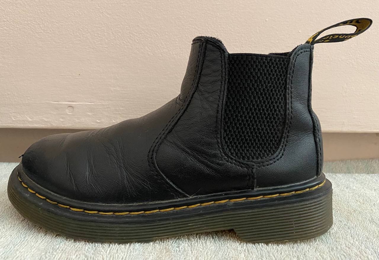 Dr. Martens × Vintage Dr. Martens JUNIOR 2976 SOFTY T LEATHER CHELSEA BOOTS Size US 4 / IT 34 - 4 Thumbnail