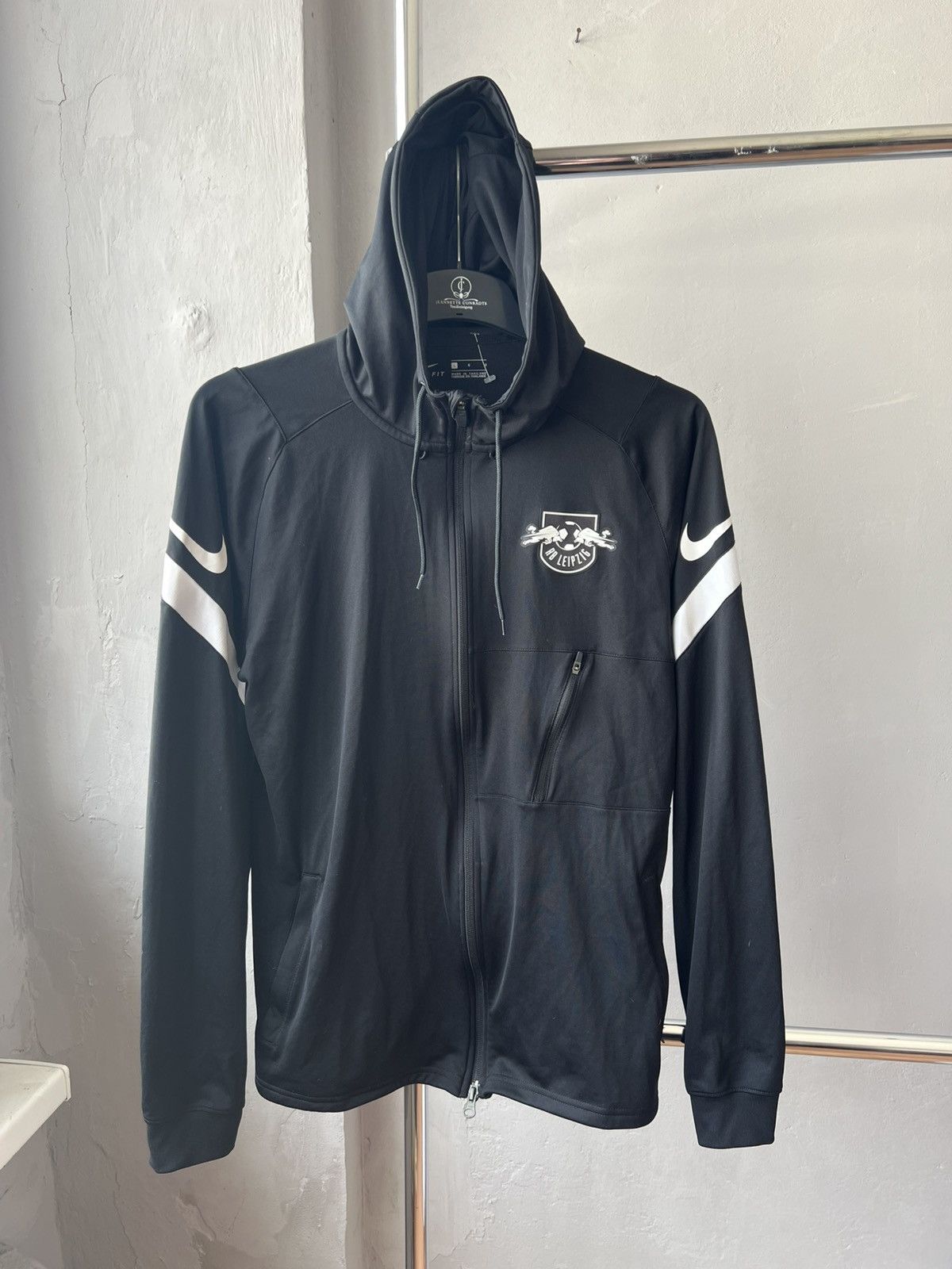 Nike 2021 RB Leipzig Training Prematch zip soccer football jacket Size US L / EU 52-54 / 3 - 1 Thumbnail