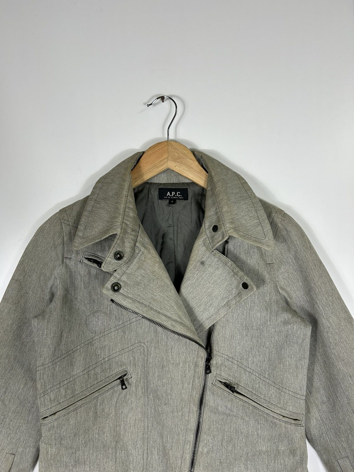 A.P.C. A.P.C. Paris Vintage Moto Jacket – Made in Japan Size S / US 4 / IT 40 - 7 Thumbnail