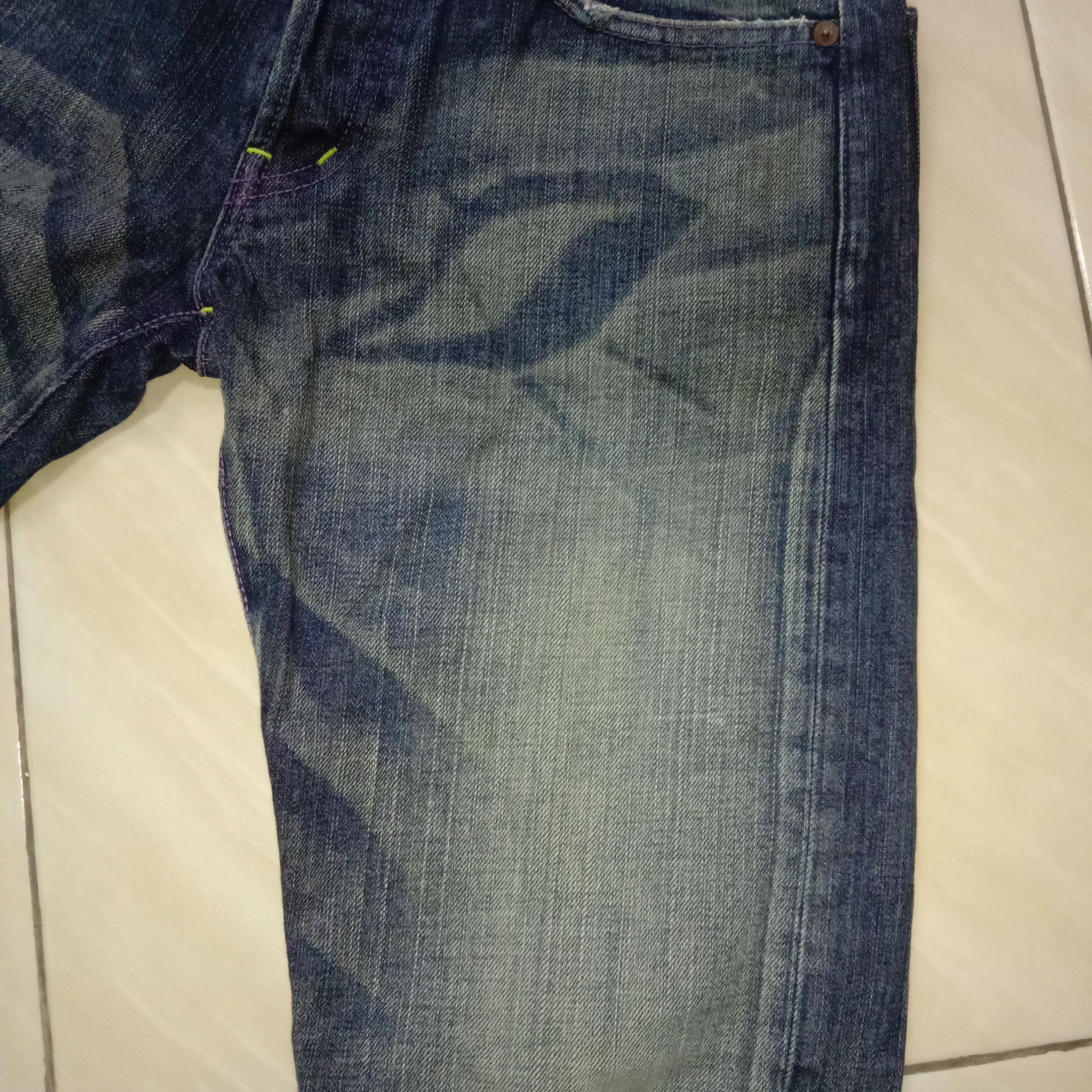 Anime × Cartoon Network × Japanese Brand Jeans Neon Genesis Evangelion Cospa Anime Manga Rare Vintage Size US 30 / EU 46 - 5 Thumbnail