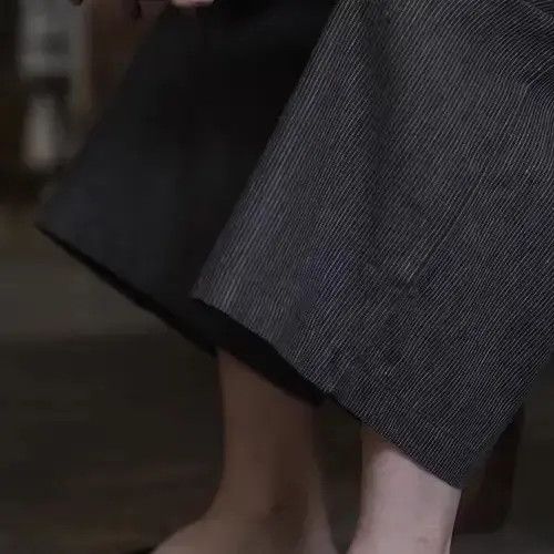 Japanese Brand 20AW Indigo Union Japan Grey Striped Japanese Warriors Pants Size US 32 / EU 48 - 2 Thumbnail