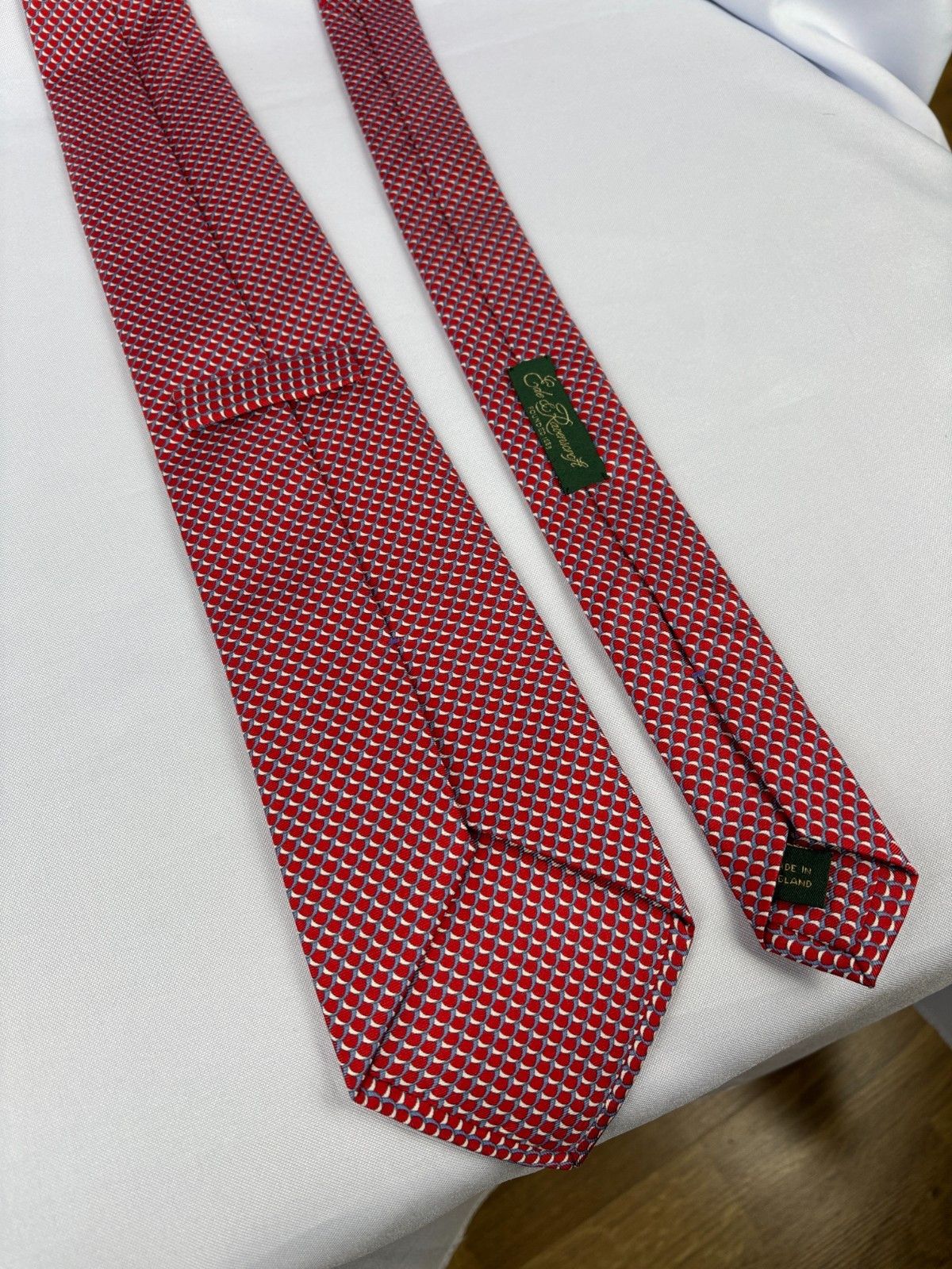 Ede & Ravenscroft Ede & Ravenscroft Silk Tie Made in England Size ONE SIZE - 8 Thumbnail