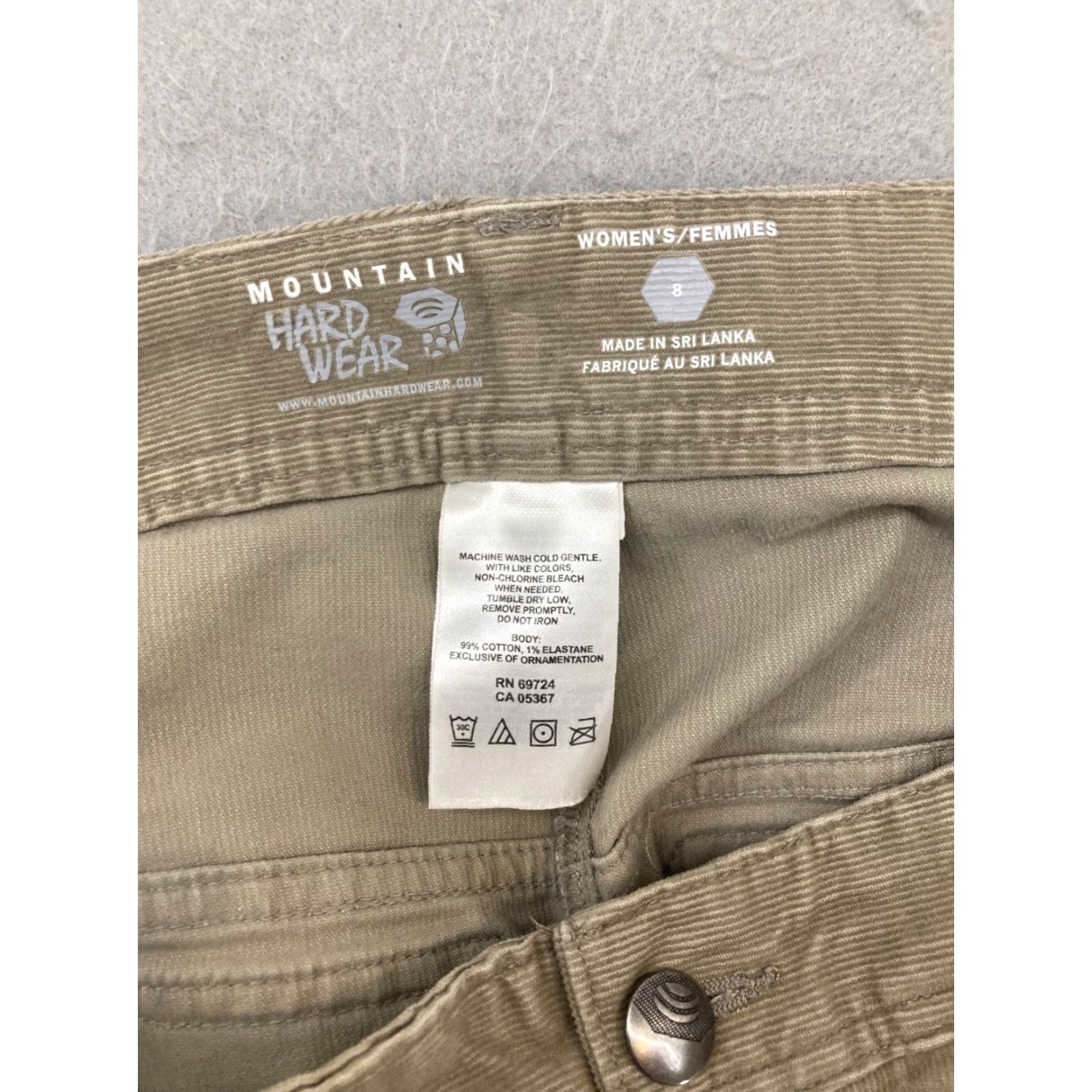Mountain Hardwear Mountain Hardwear Womens Cordorouy Skirt 8 Khaki Stretch Outdoor Size 30" / US 8 / IT 44 - 7 Thumbnail