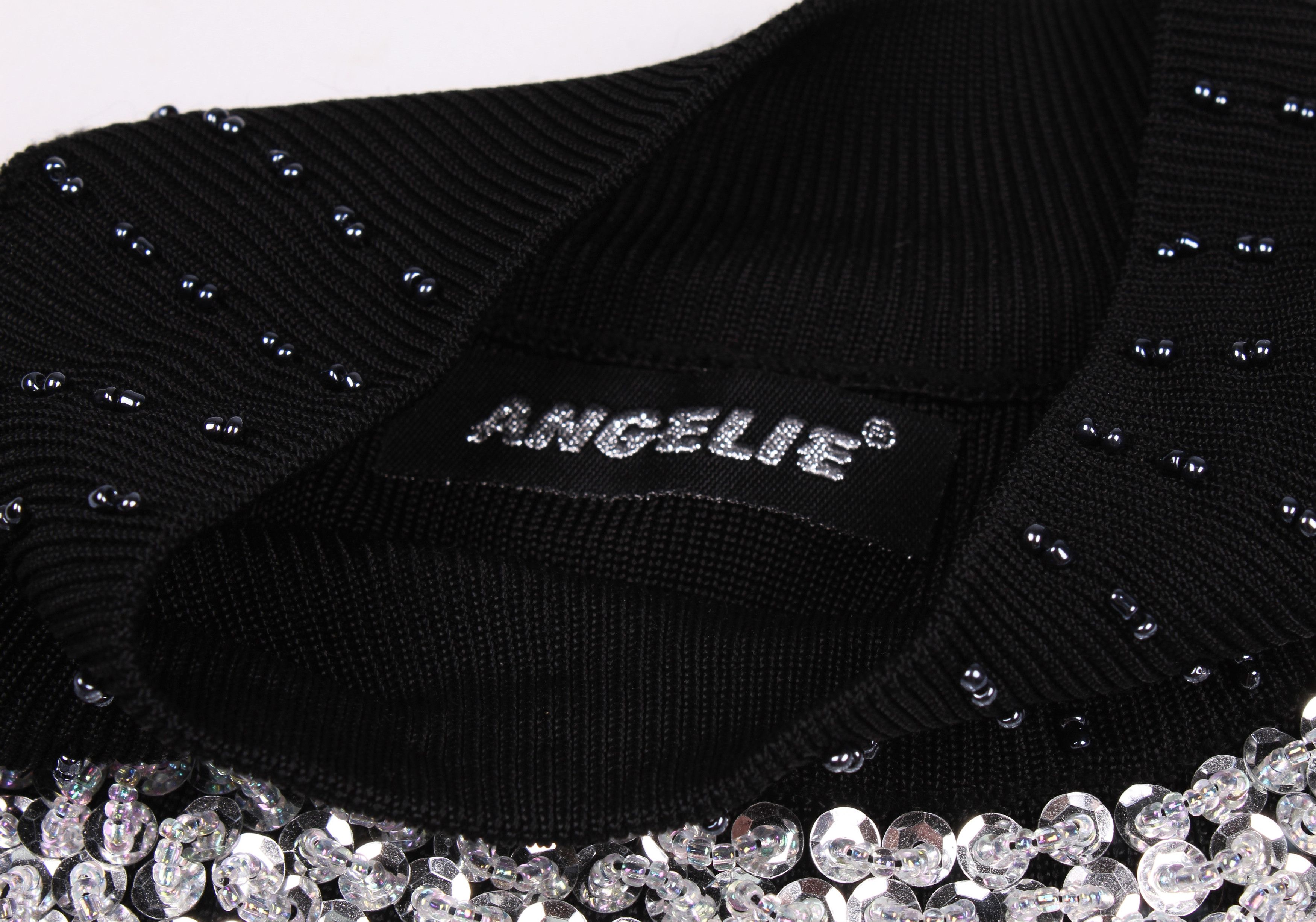 Vintage Vintage Angelie Beaded Y2K Glam Top Size S / US 4 / IT 40 - 8 Thumbnail