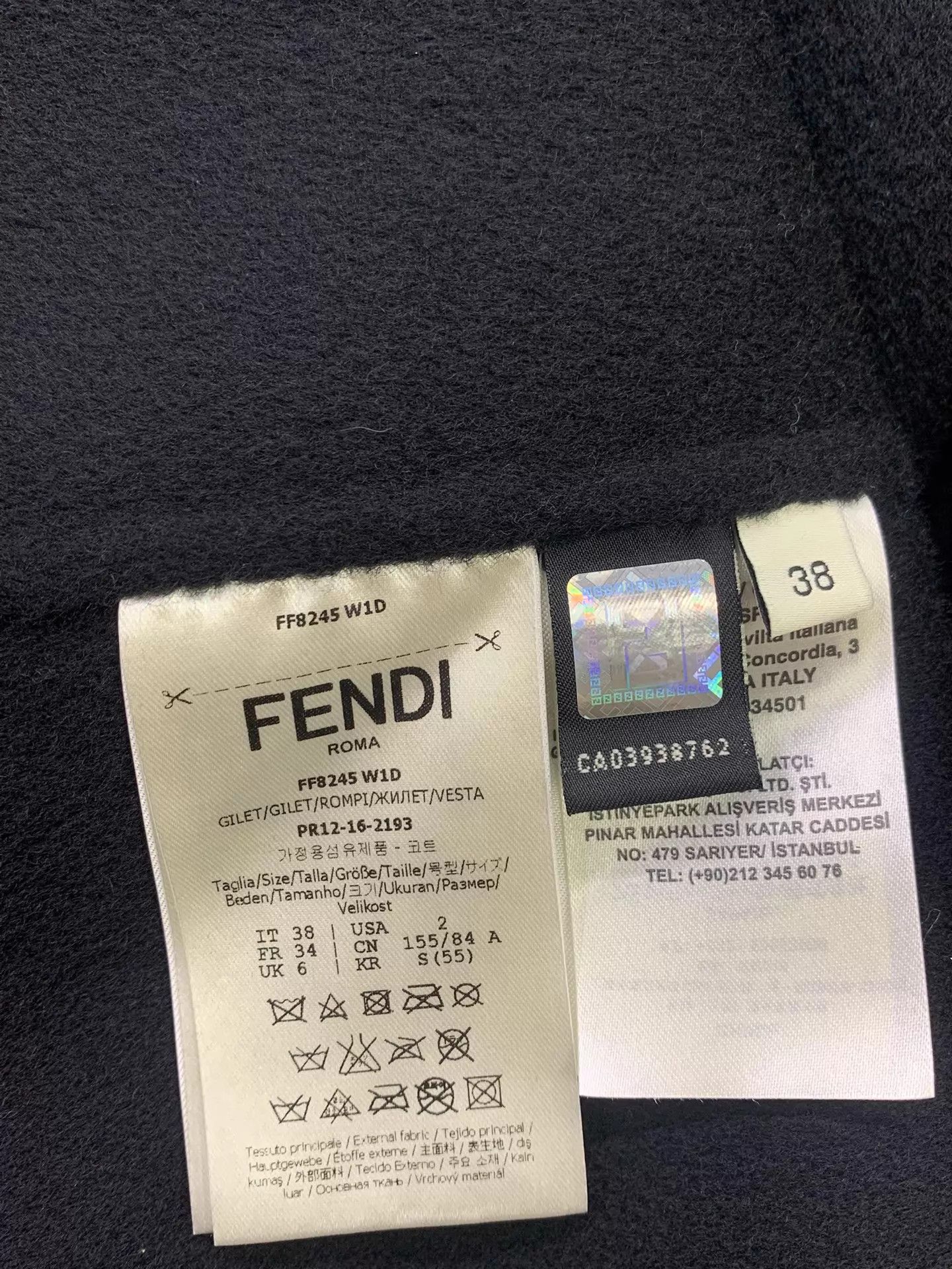 Fendi Fendi Black Wool Fox Fur Paneled Vest 38 Size XS / US 0-2 / IT 36-38 - 5 Thumbnail