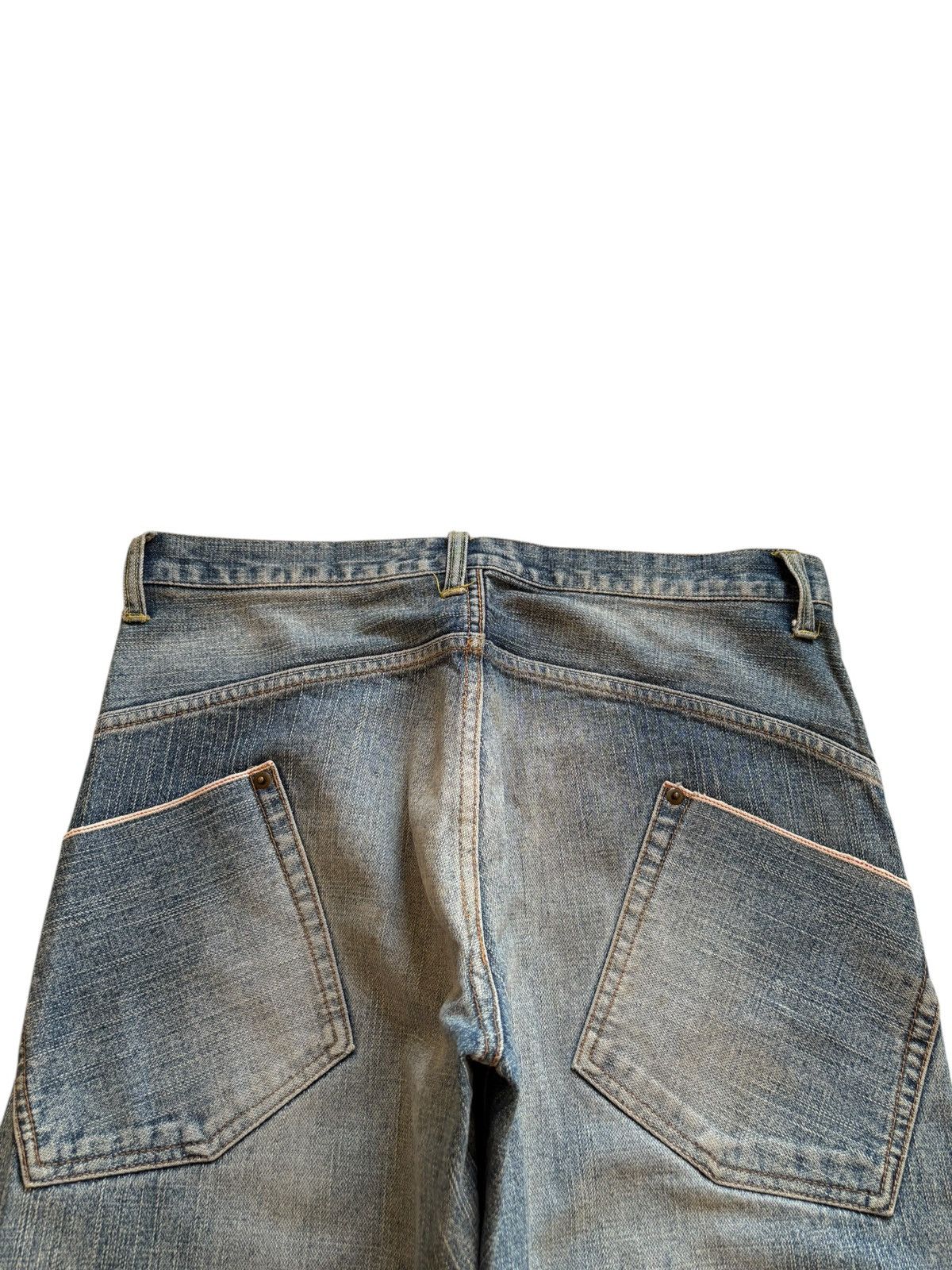 Japanese Brand Vintage Japanese Brand Selvedge Mud Wash Loose Jeans Size US 32 / EU 48 - 9 Thumbnail