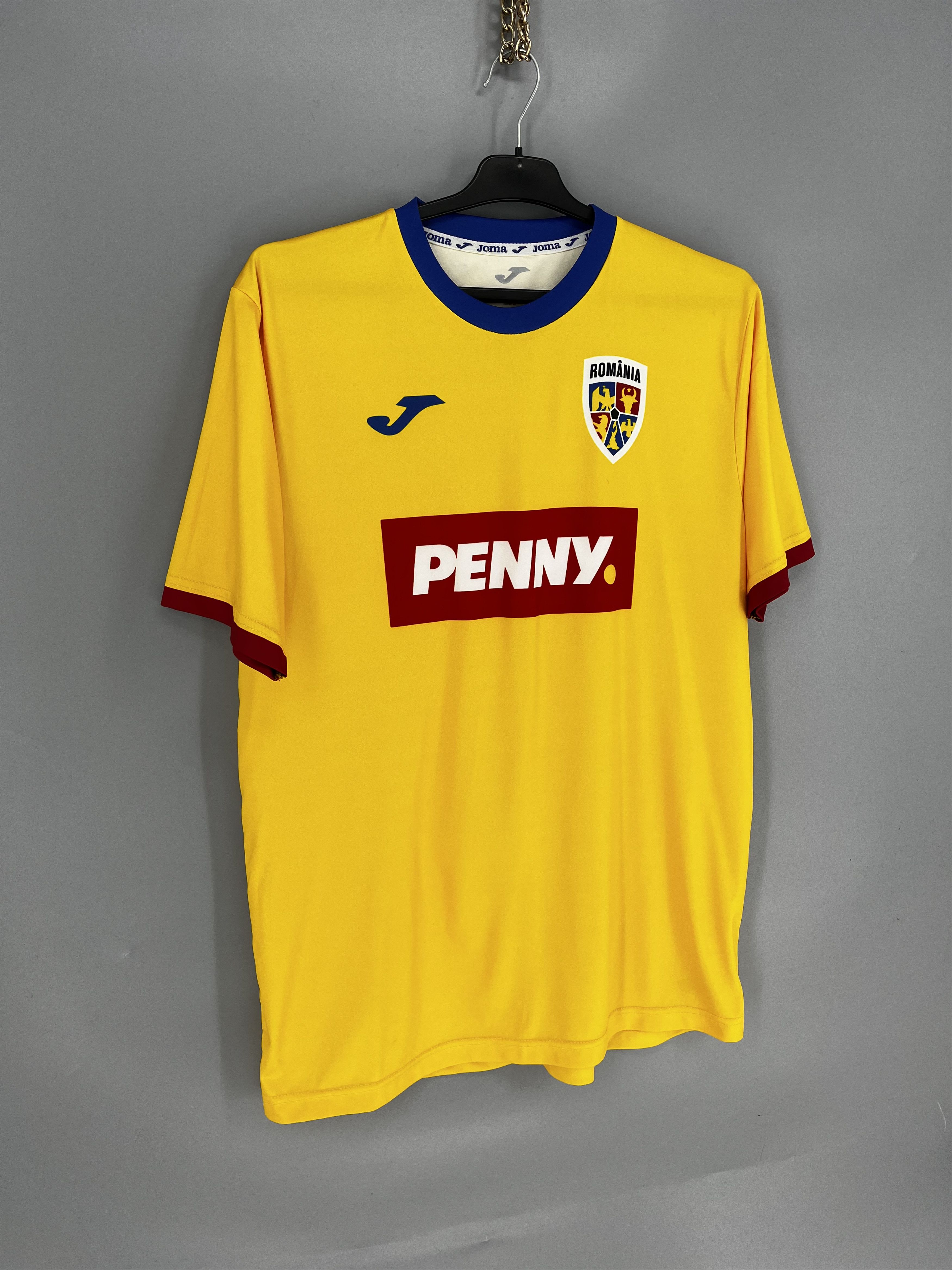 Joma Romania 2024-25 Joma Home Fan Football Shirt L Size US L / EU 52-54 / 3 - 2 Thumbnail