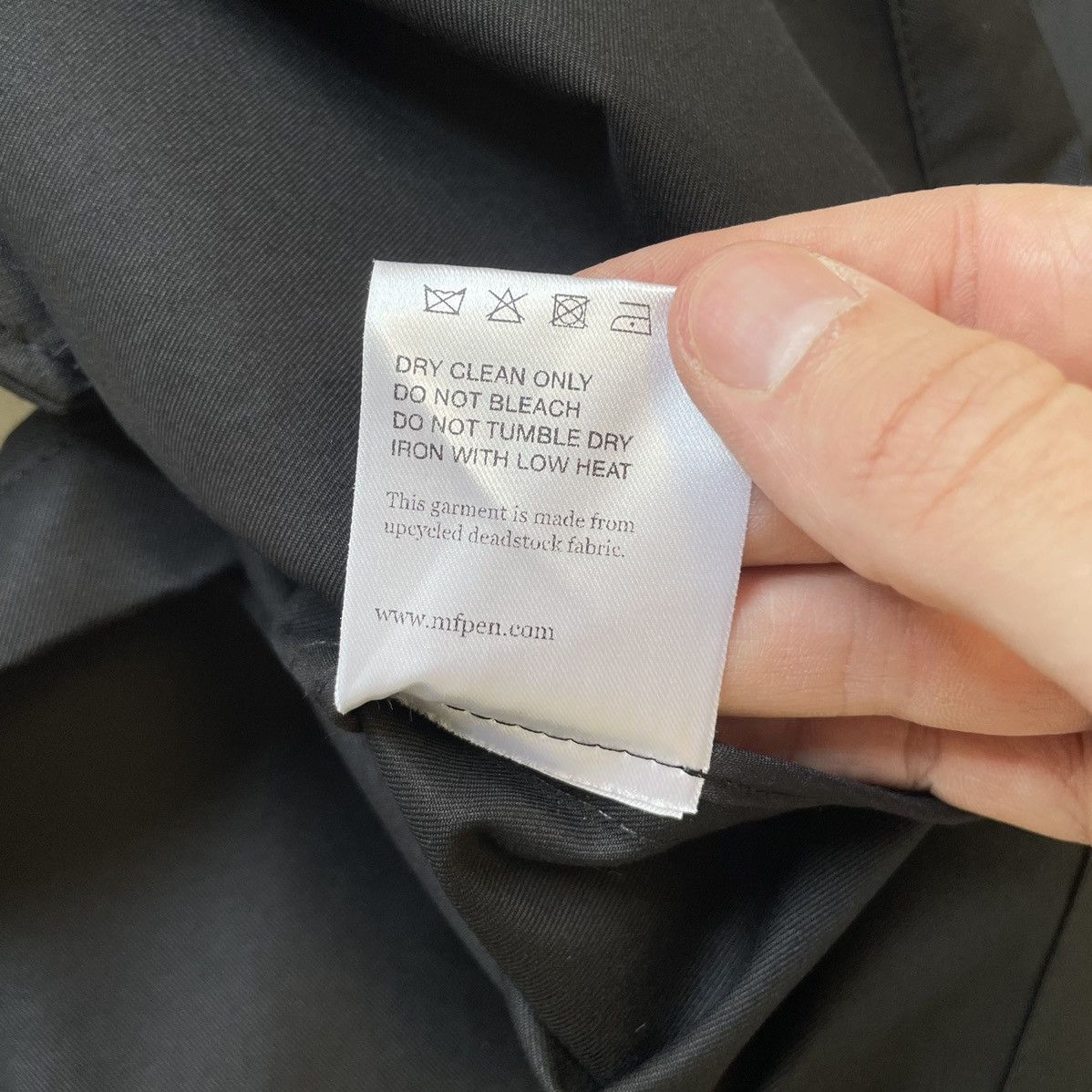 Mfpen Black Cotton Boxy ‘Carless’ Mac Jacket Size US M / EU 48-50 / 2 - 10 Thumbnail