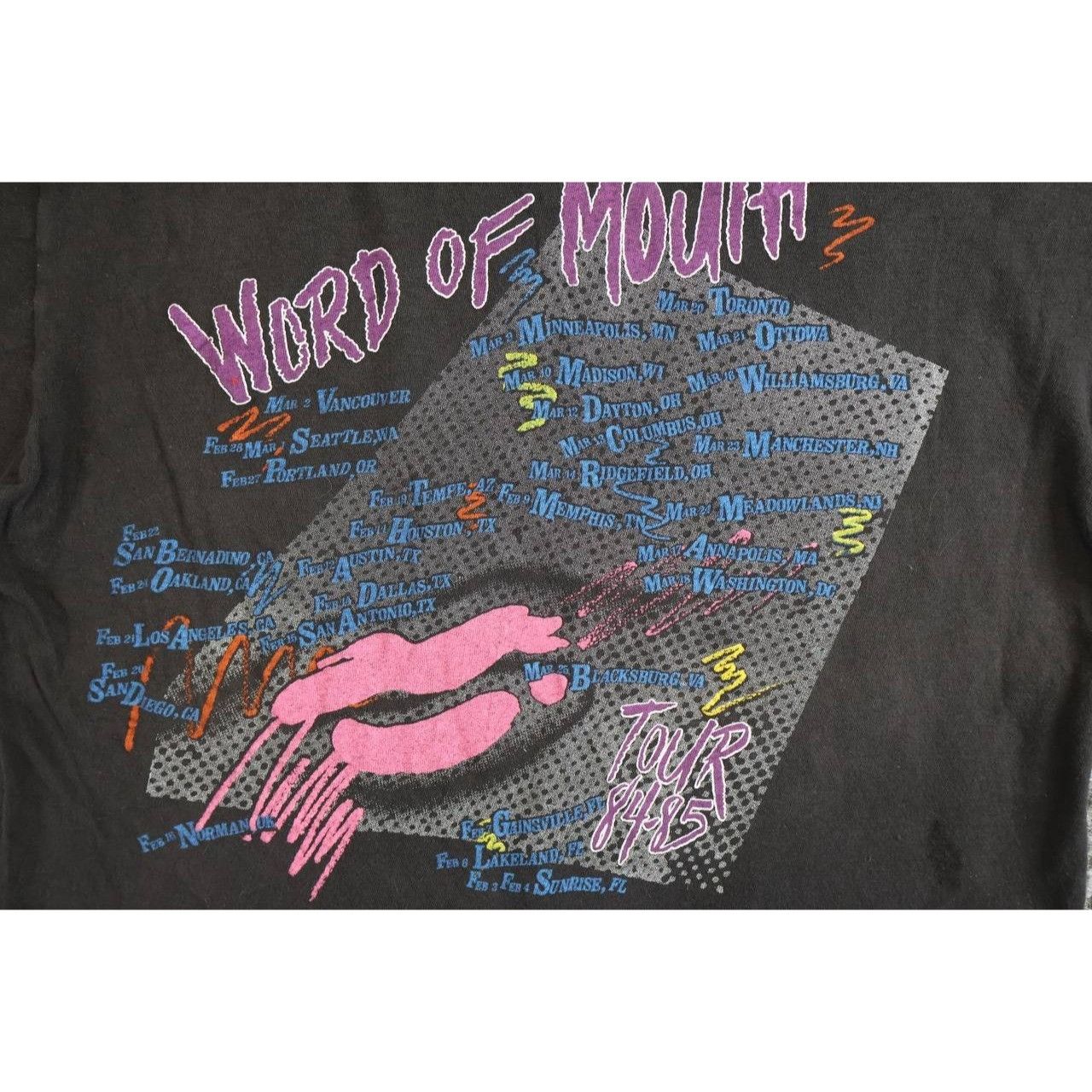 Vintage Vintage The Kinks 1984-1985 Word of Mouth Tour Size L Size US L / EU 52-54 / 3 - 5 Thumbnail