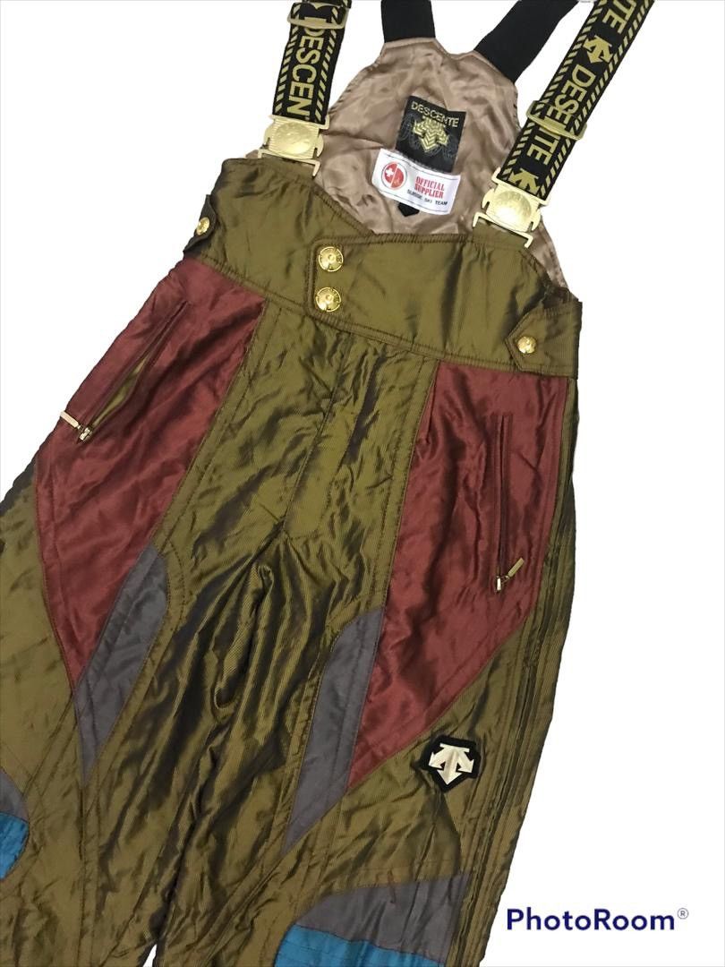 Descente 💥Vintage Descente Overall Gold Ski Team Size US 31 - 1 Thumbnail