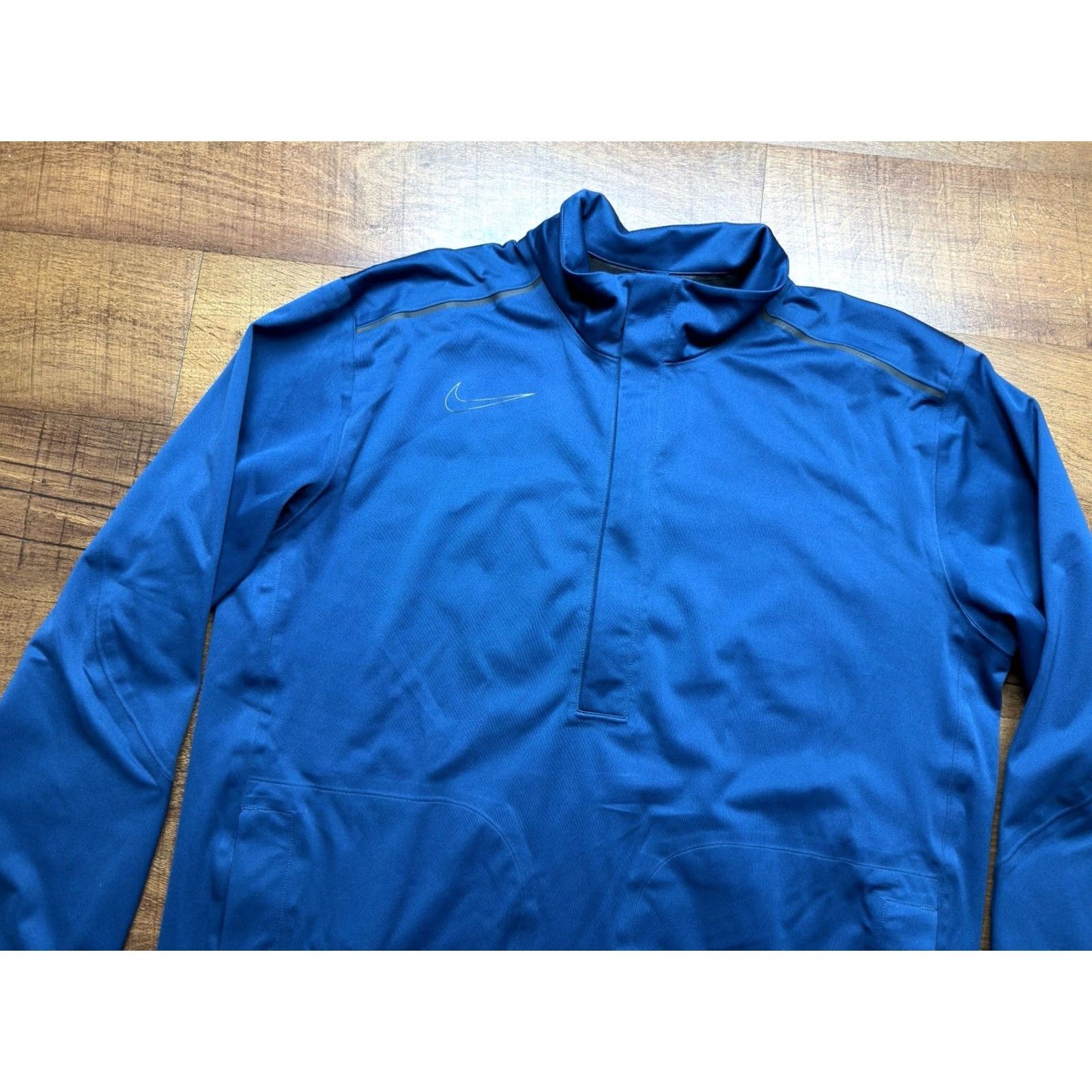 Nike Nike Golf Hyperadapt StormFit 10 1/2 Zip Jacket Mens Large Blue Size US L / EU 52-54 / 3 - 2 Thumbnail