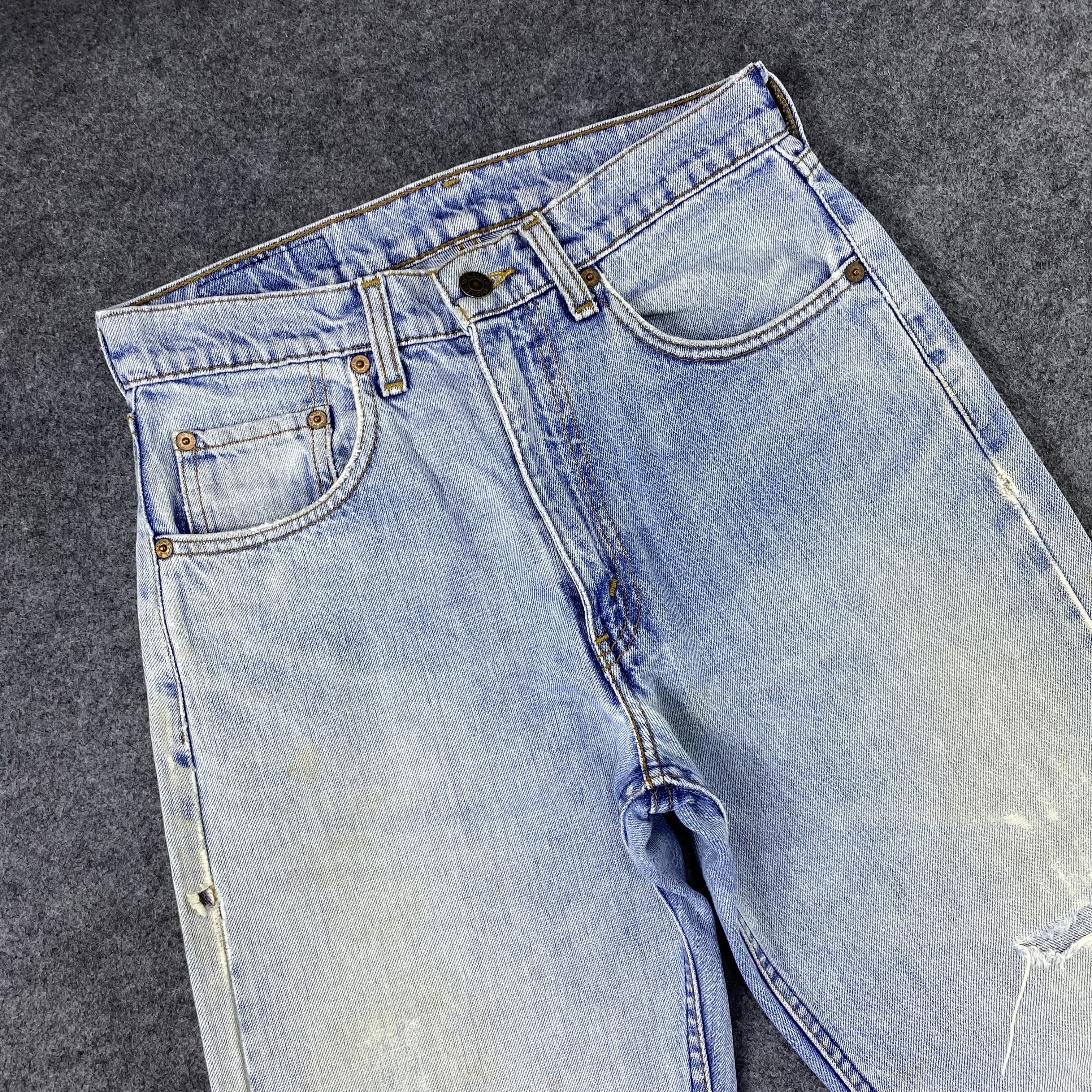 Jean × Levi's × Vintage Vintage Levis 509-0217 Distressed Bue Wash Jeans-J1186 Size US 29 - 5 Thumbnail