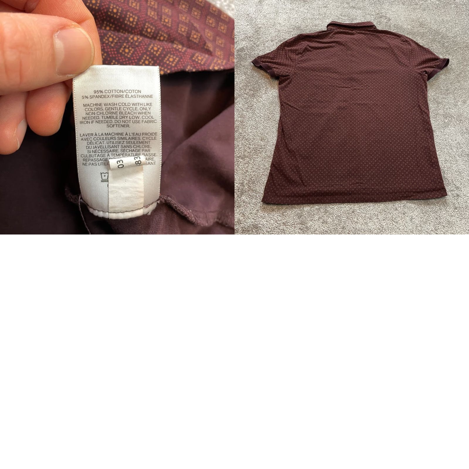 Express Express Polo Shirt Mens XL Dark Red Pocket Collared Moisture Wicking Stretch Polo Shirt Mens XL Dark Red Pocket Collared Moisture Wicking Stretch Size US XL / EU 56 / 4 - 8 Thumbnail