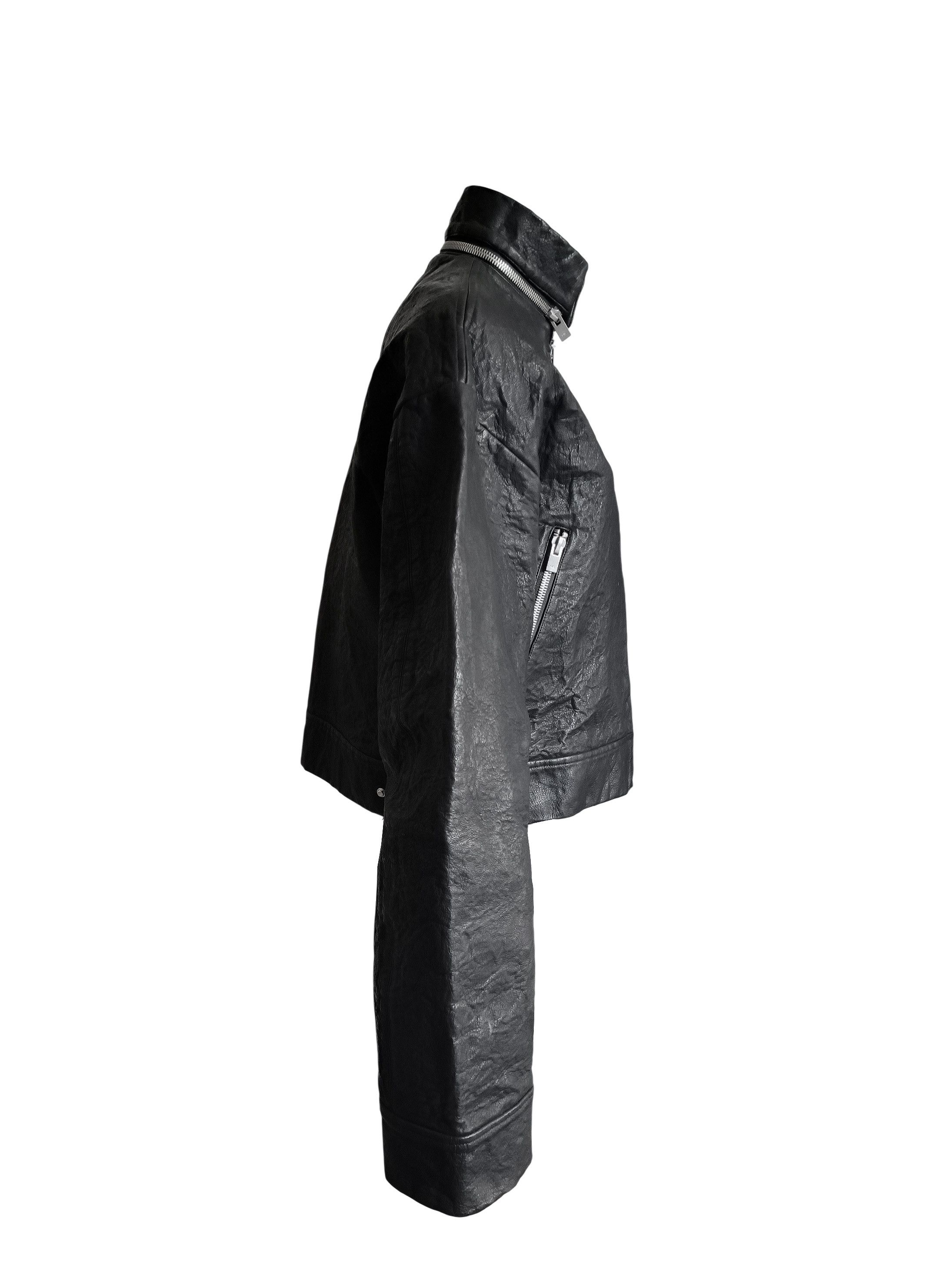 Heliot Emil HELIOT EMIL AW23 Stiff Leather Jacket Black Size XS / US 0-2 / IT 36-38 - 2 Thumbnail