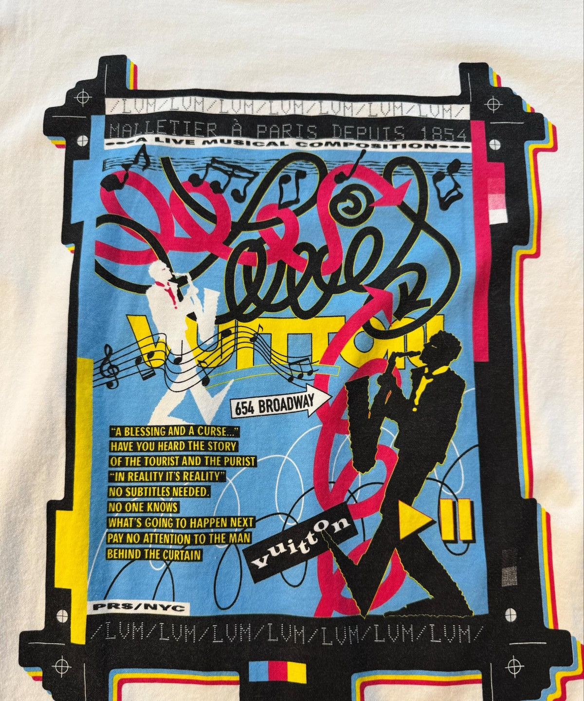 Louis Vuitton Louis Vuitton Jazz Flyers white tee Size US S / EU 44-46 / 1 - 8 Thumbnail