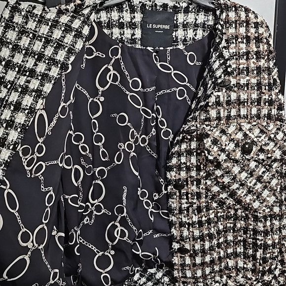 Le Superbe Le Superbe Monte Carlo Sequined Button Jacket Size 6 Size M / US 6-8 / IT 42-44 - 9 Thumbnail