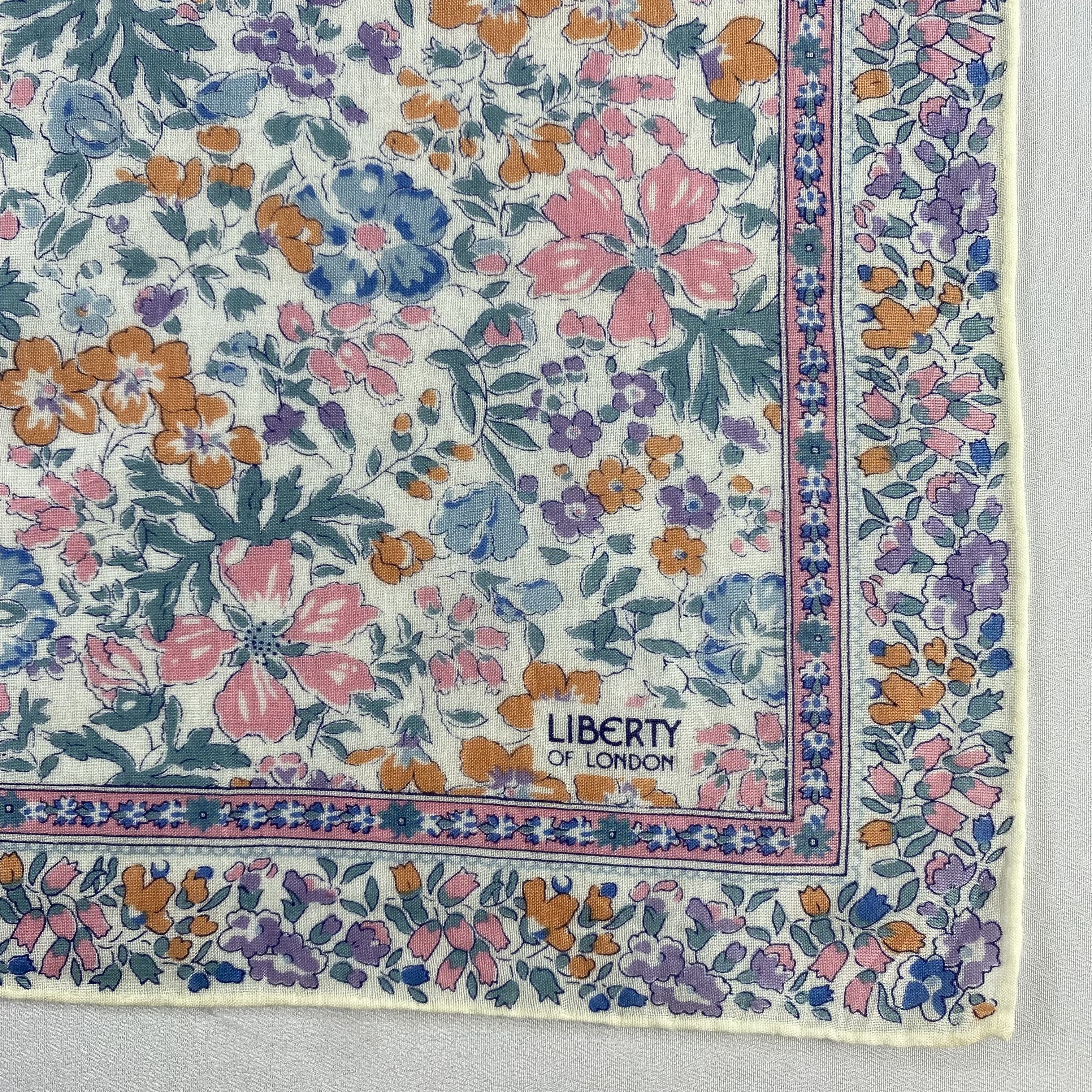 Liberty × Vintage Liberty Neckerchief / Bandana / Handkerchief-P555 Size ONE SIZE - 3 Thumbnail