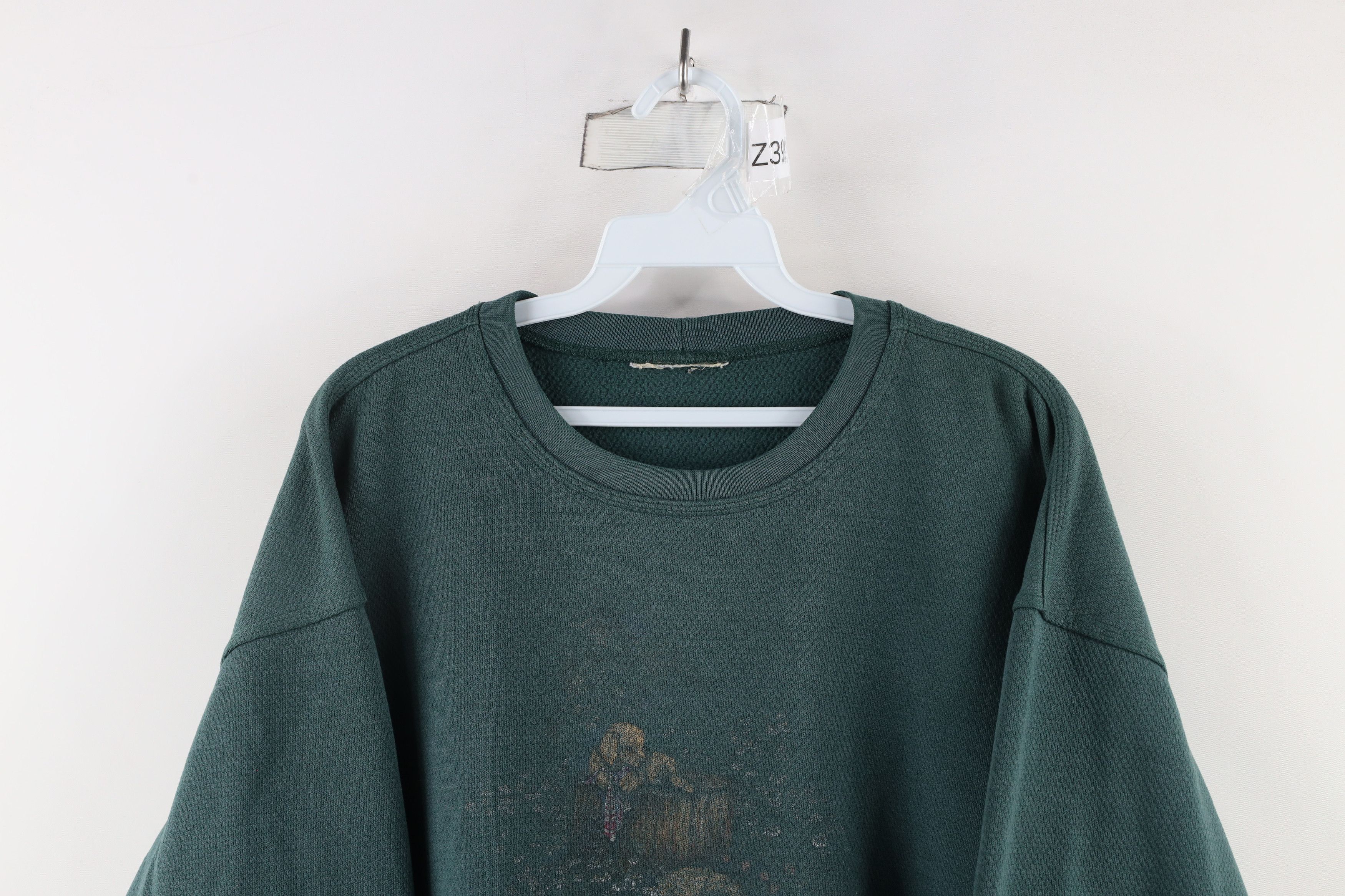Vintage Vintage 90s Streetwear Dog Puppies Crewneck Sweatshirt Size XL / US 12-14 / IT 48-50 - 2 Thumbnail