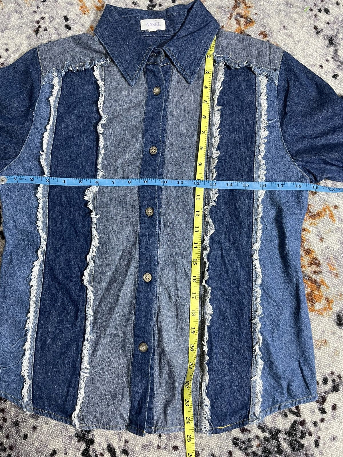 Yohji Yamamoto Undefined Distressed Shirt Hybrid Patchwork issey stye Size L / US 10 / IT 46 - 7 Thumbnail