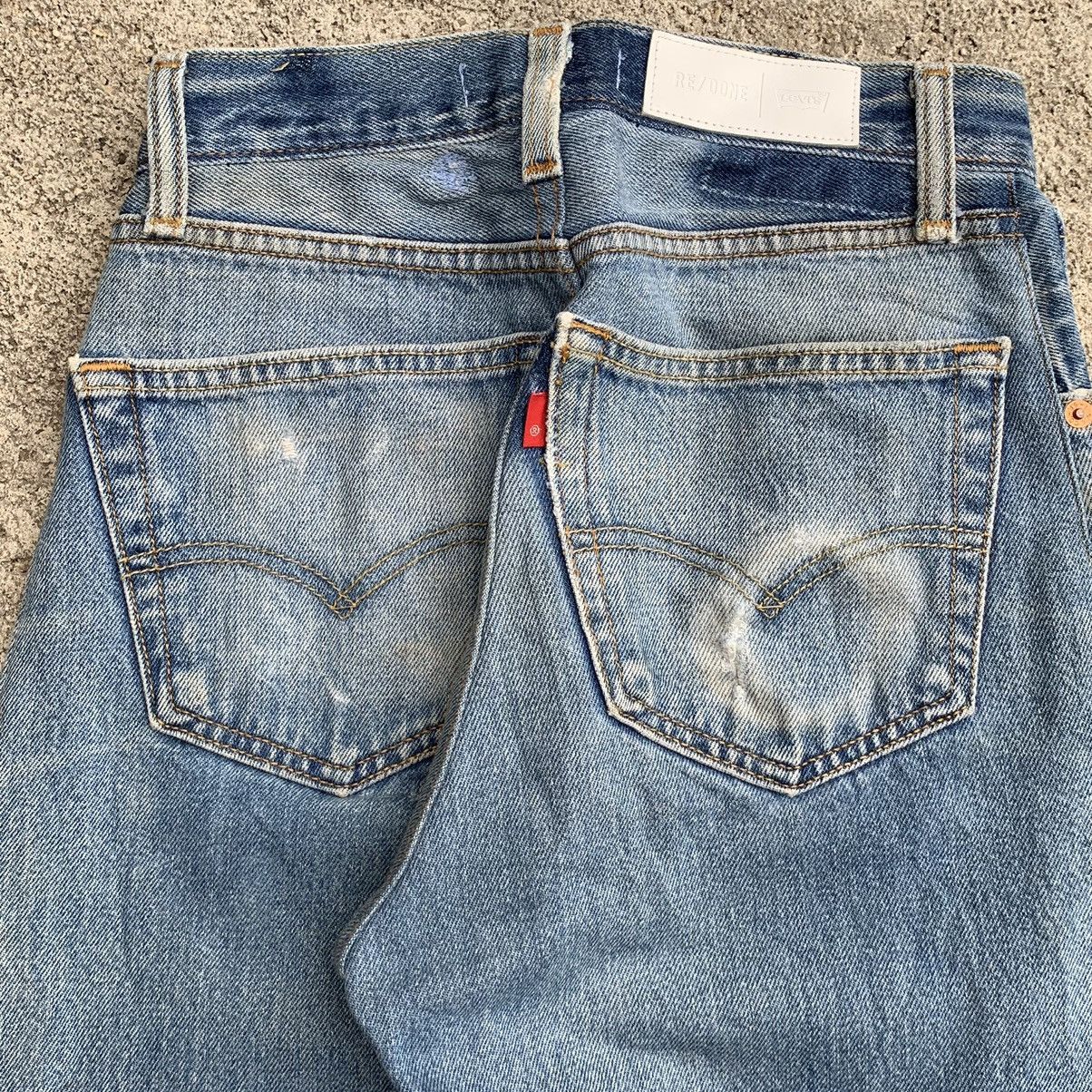Levi's Vintage Clothing Vintage Levis Re/Done USA Wide Baggy Distressed Jeans W24 Size 24" / US 00 / IT 34 - 15 Thumbnail