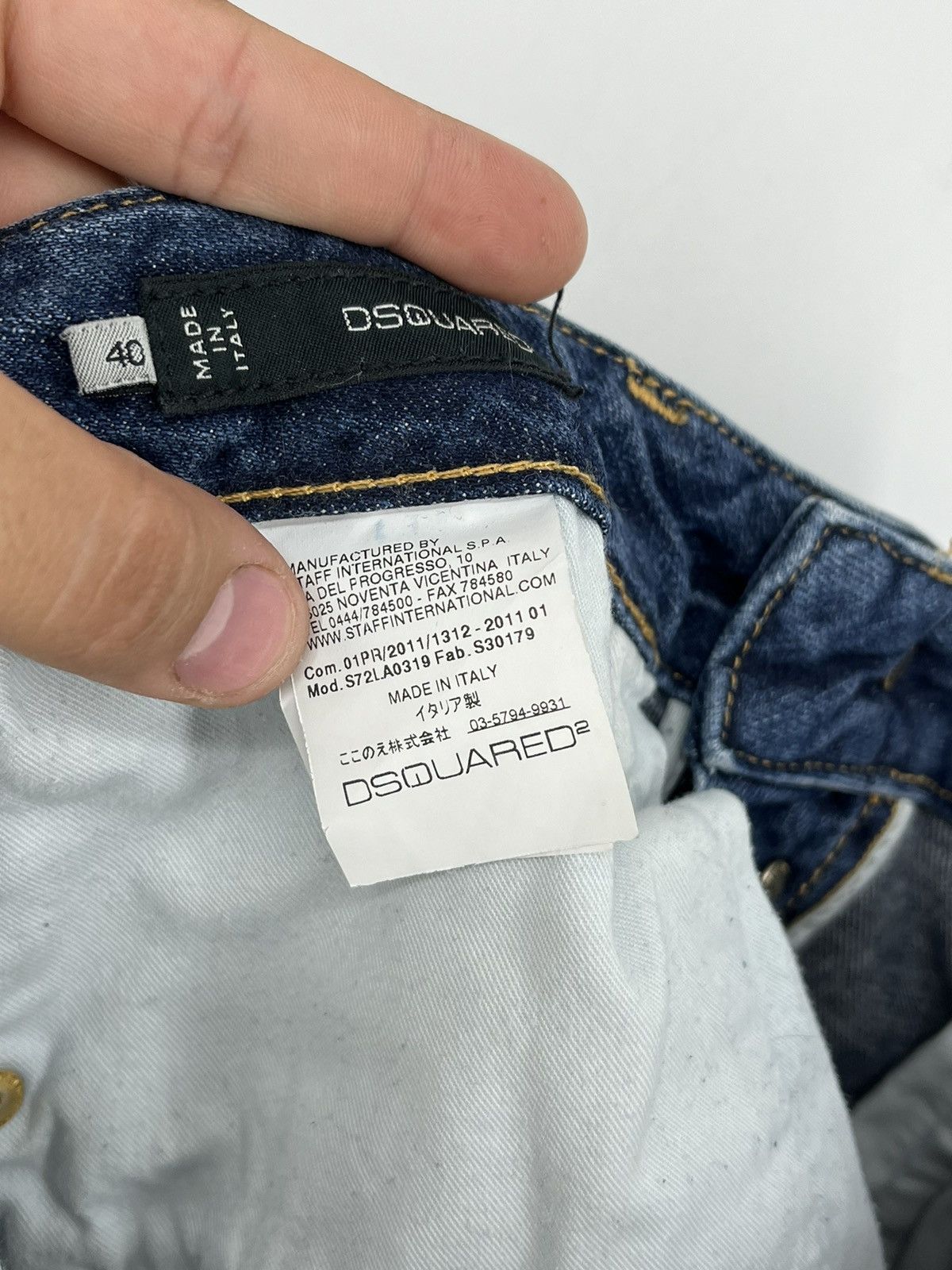 Dsquared2 Vintage Dsquared2 Jeans Denim Skinny Fit Luxary Style Size US 28 / EU 44 - 12 Thumbnail