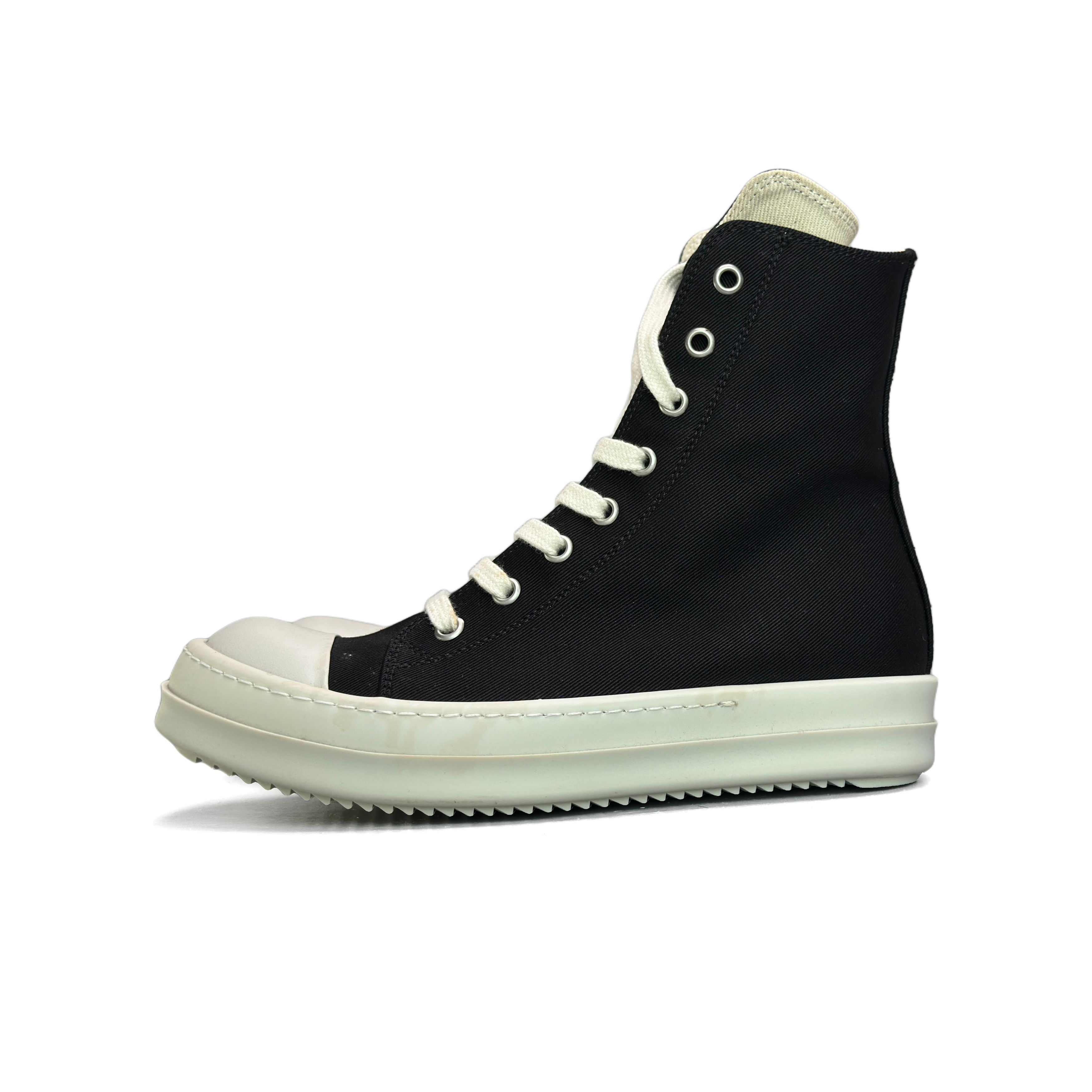 Rick Owens Drkshdw Rick Owens DRKSHDW Canvas Hi-Top Sneakers Size 35 Size US 5 / IT 35 - 1 Thumbnail