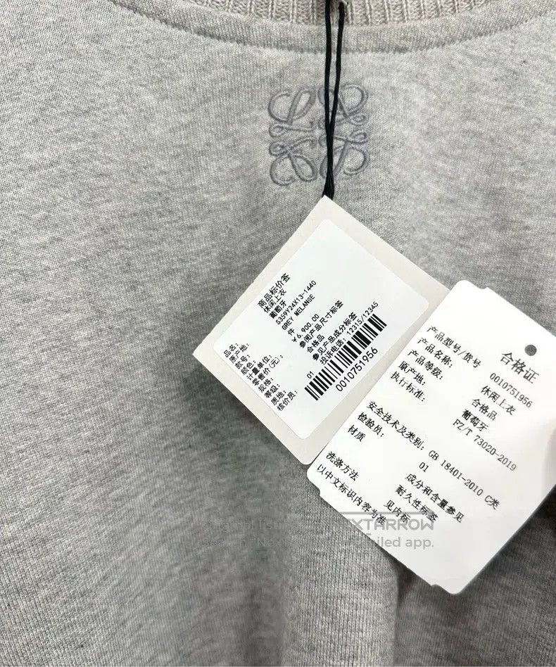 Loewe Loewe Gray short batwing sleeve Size S / US 4 / IT 40 - 3 Thumbnail