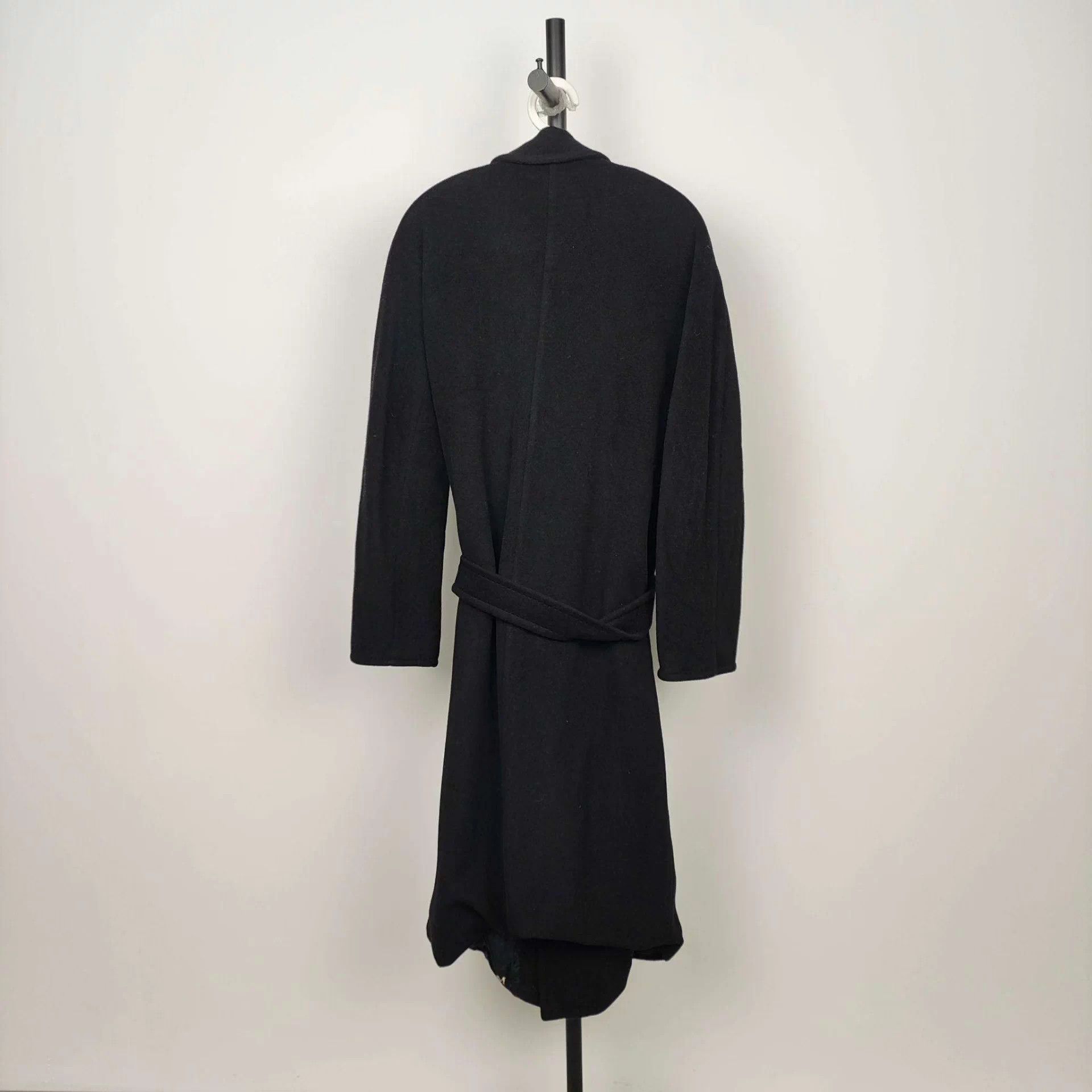 Max Mara Maxmara 101801 Cashmere Coat Black 160/84A Size S / US 4 / IT 40 - 2 Thumbnail